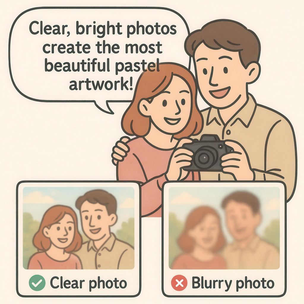 Romantic Pastel Couple Portrait