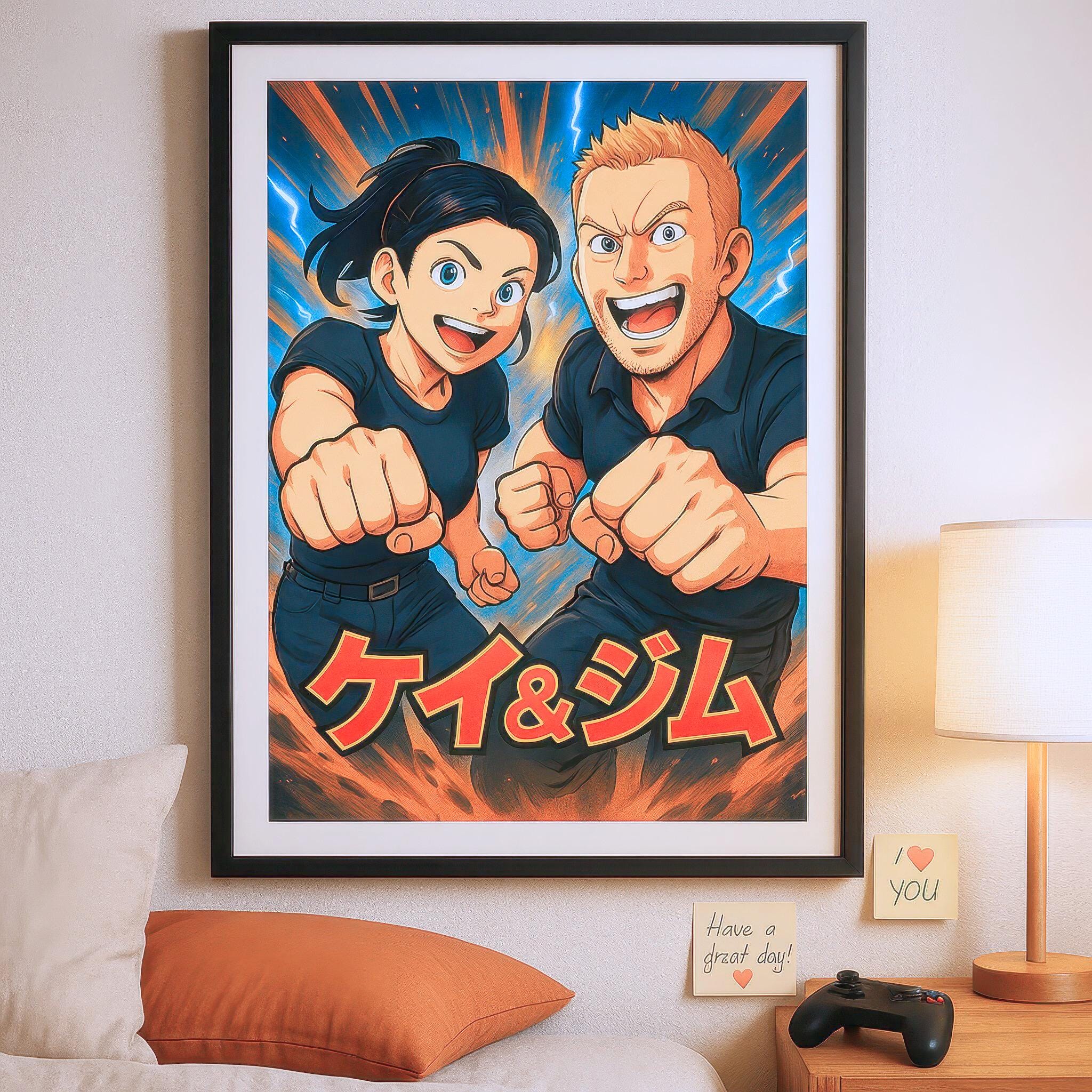 Personalized Shonen Anime Illustration