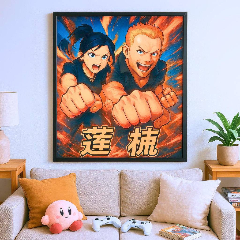 Personalized Shonen Anime Illustration