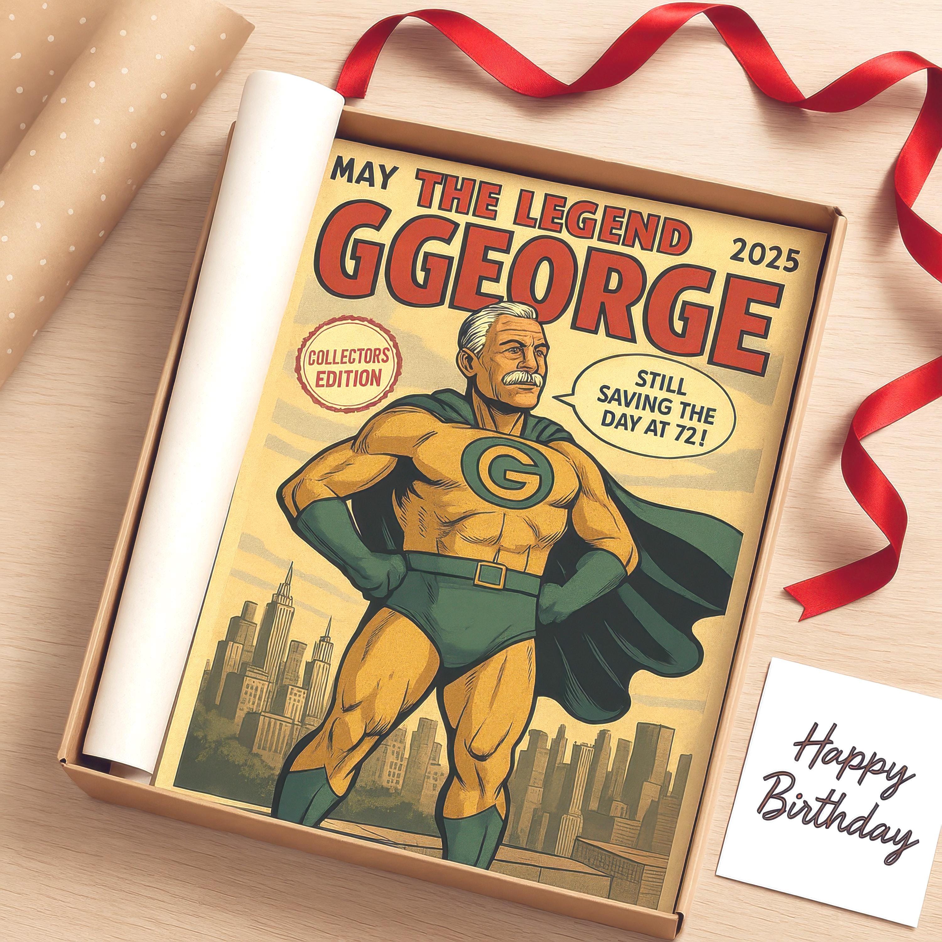 Custom Personalized Comic Book Cover Portrait