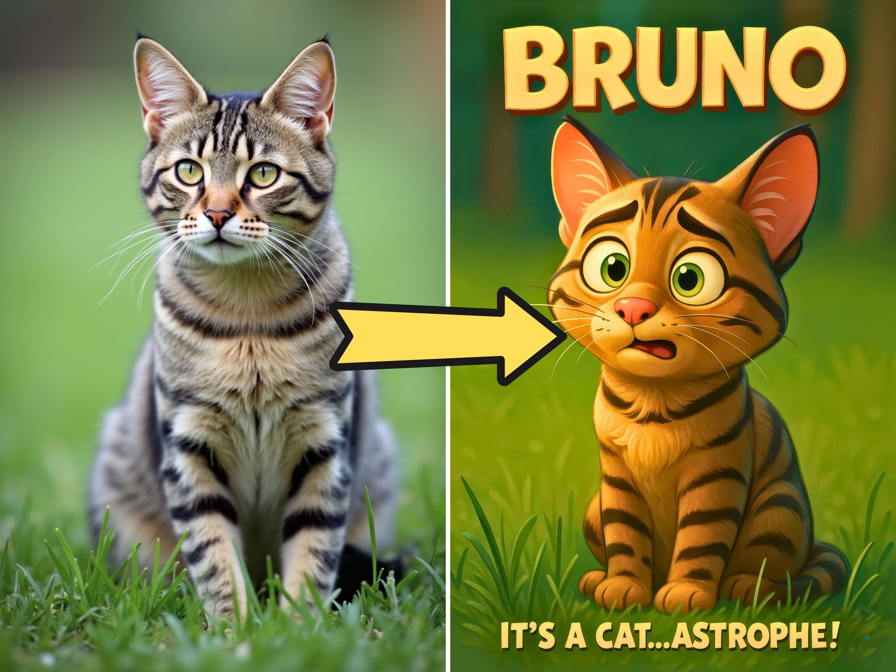 Custom Pet Comic Movie Poster