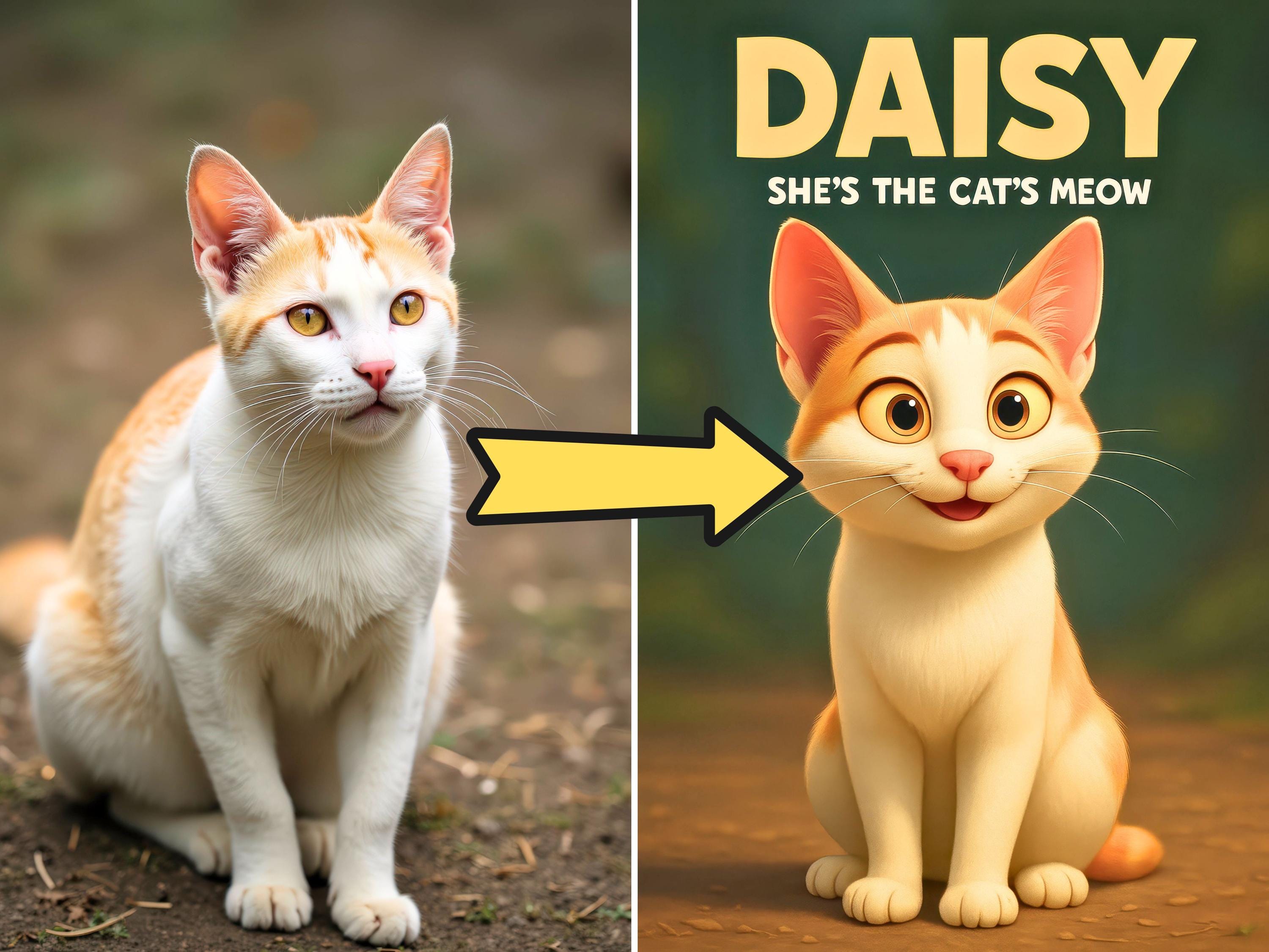 Custom Pet Comic Movie Poster