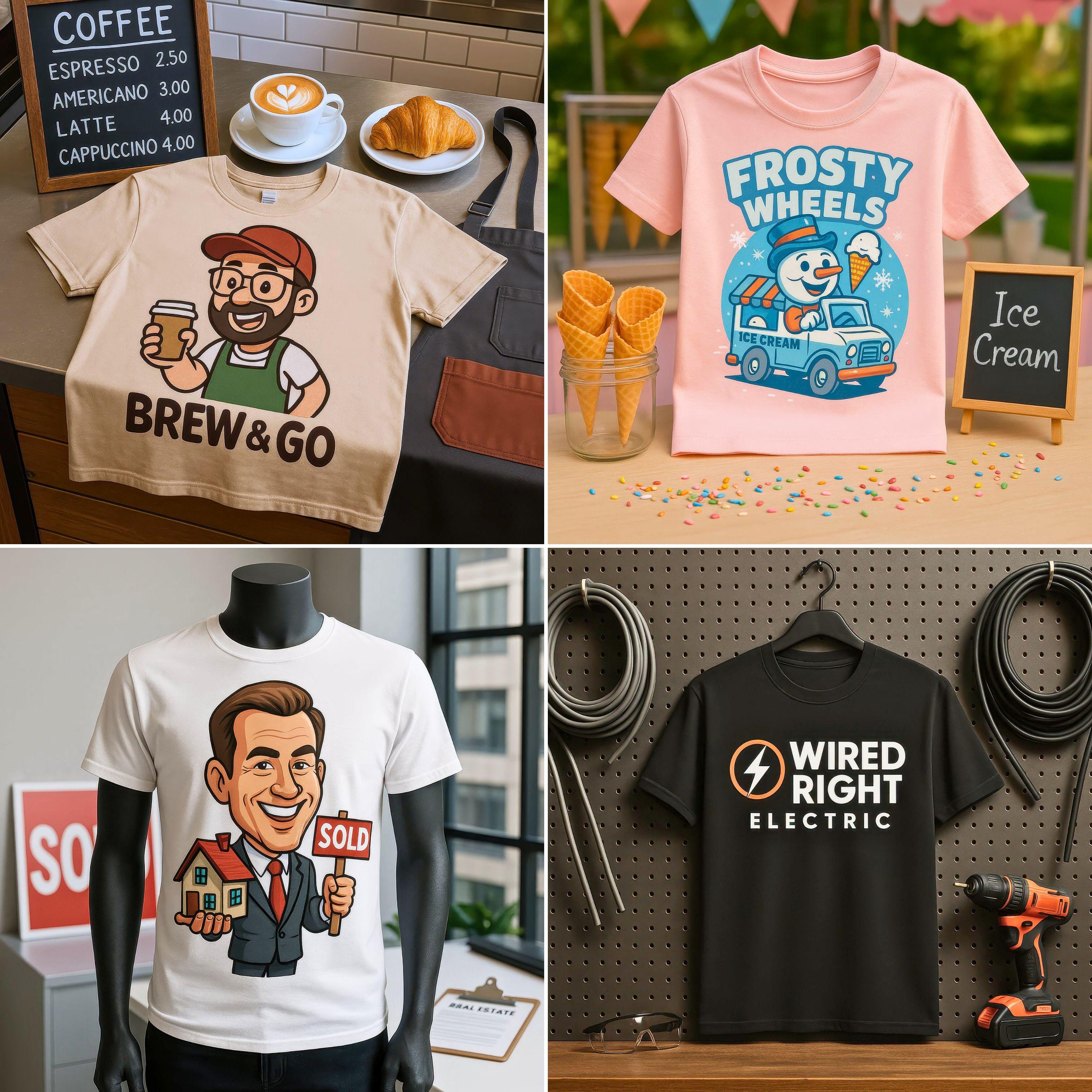 Small Business Logo & Cartoon Branding