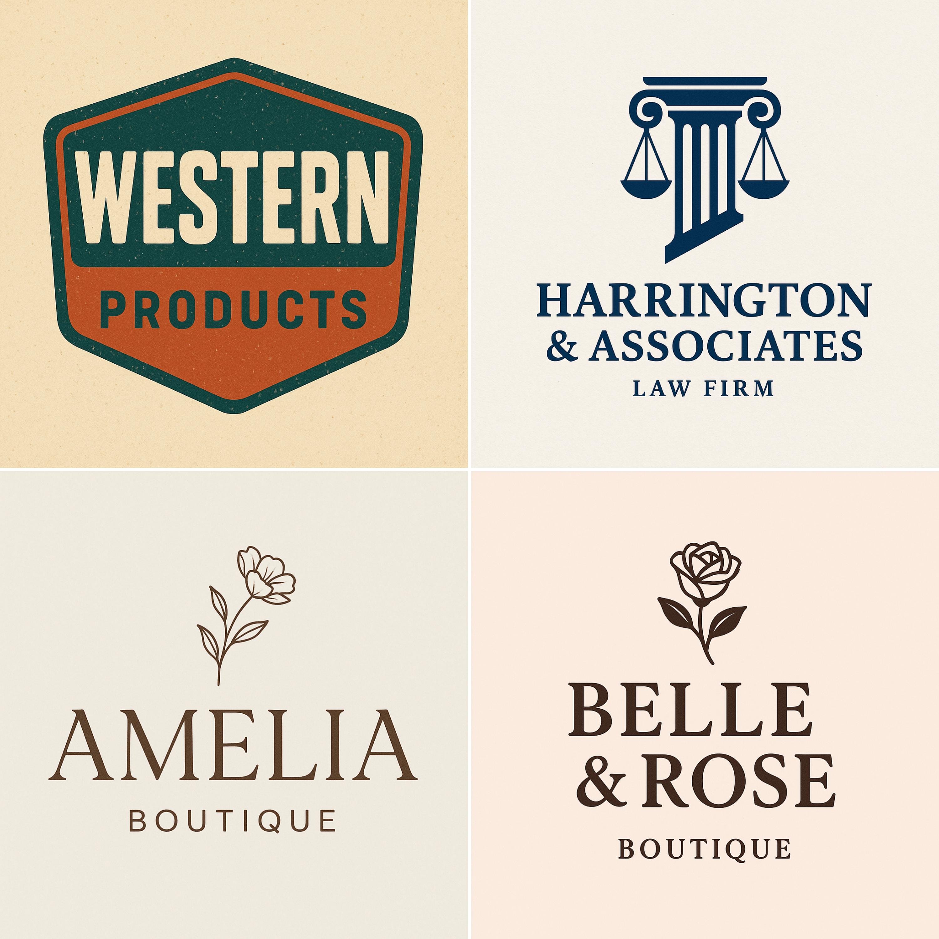 3 Custom Logo Design Package