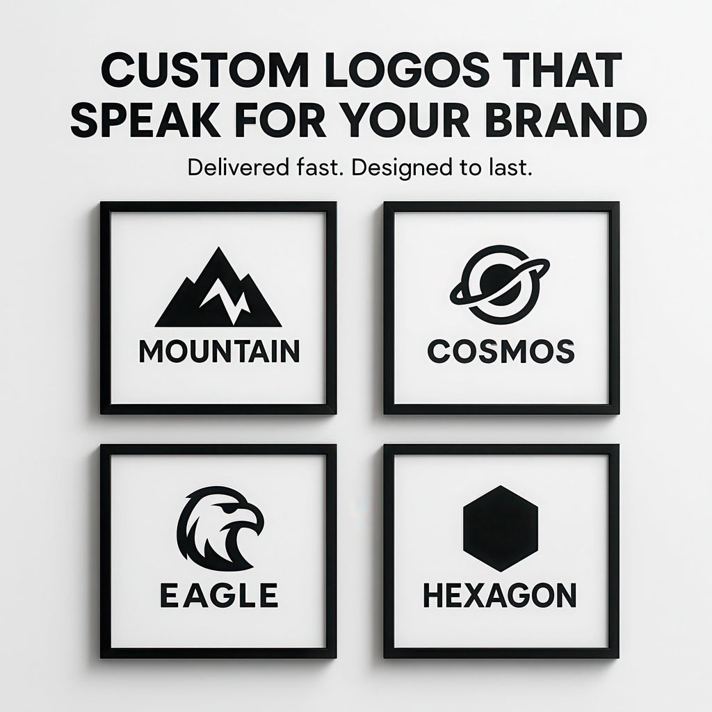 3 Custom Logo Design Package