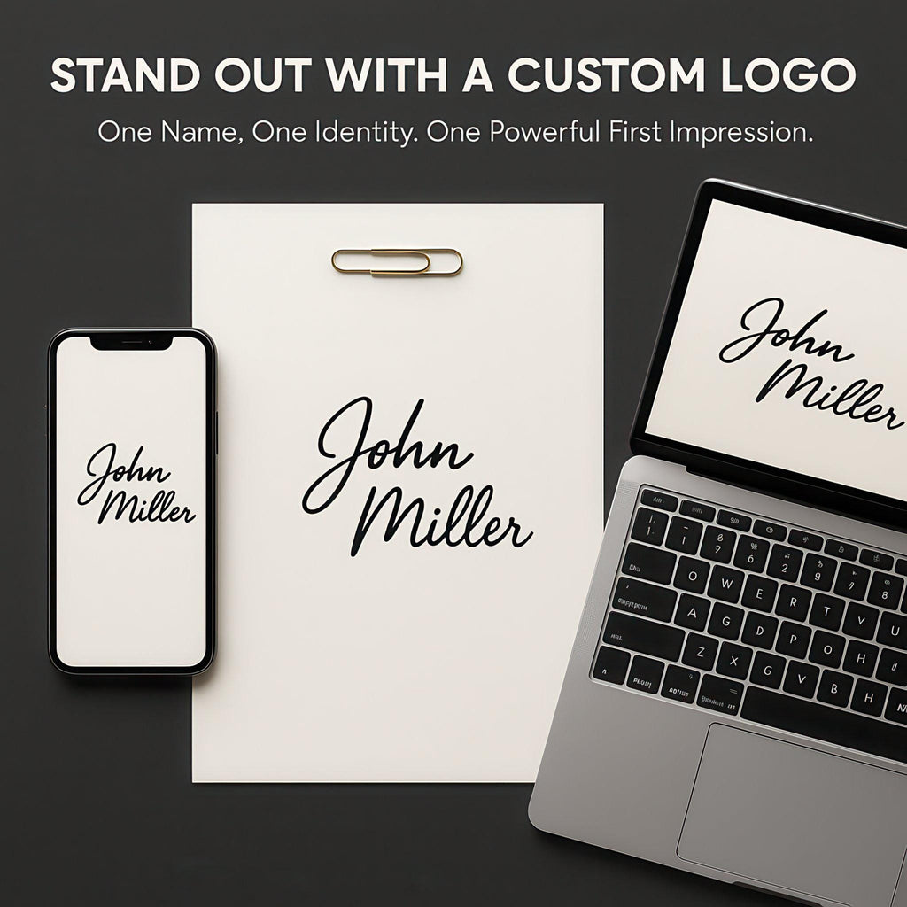 Custom Full Name Logo Design