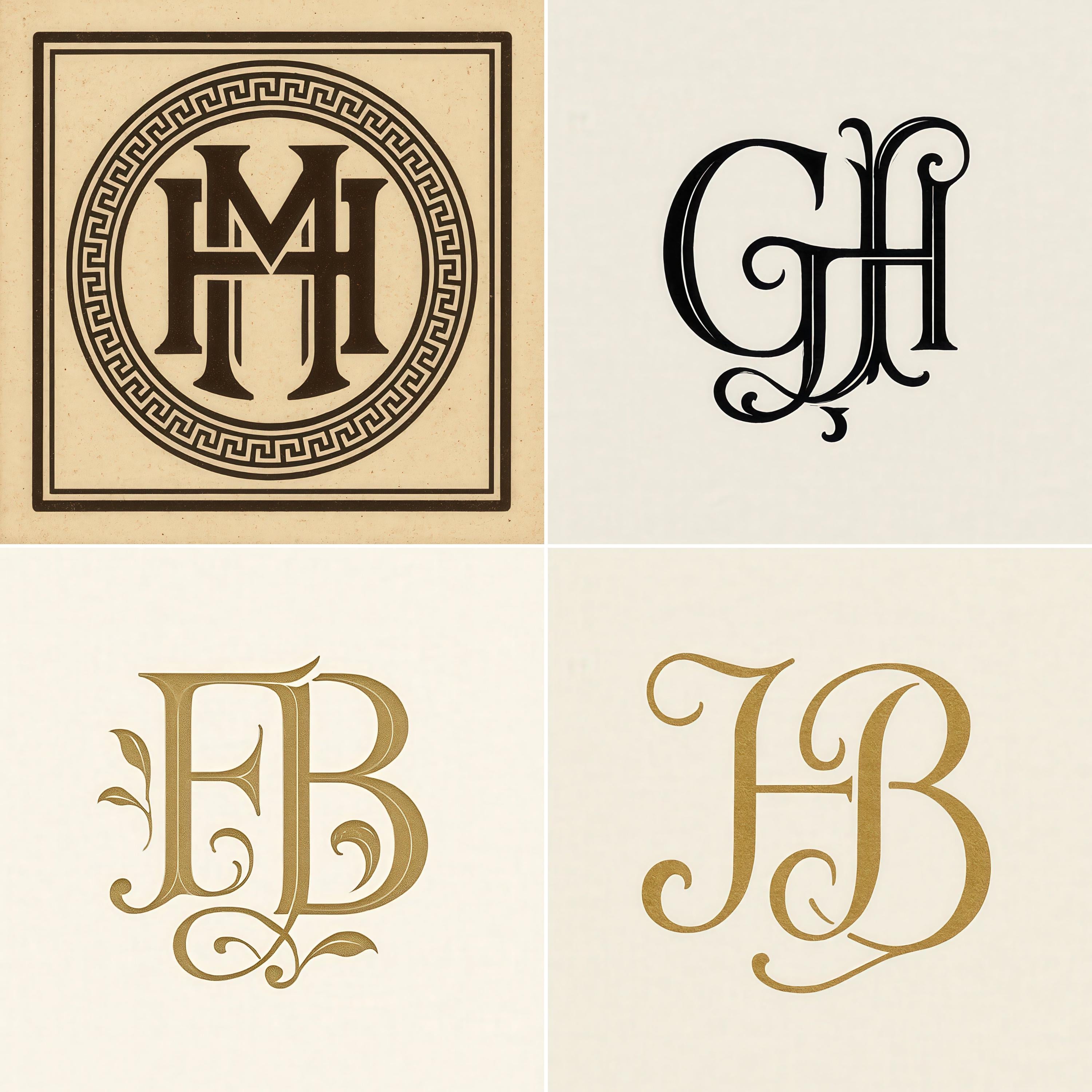 Custom Monogram Logo Design