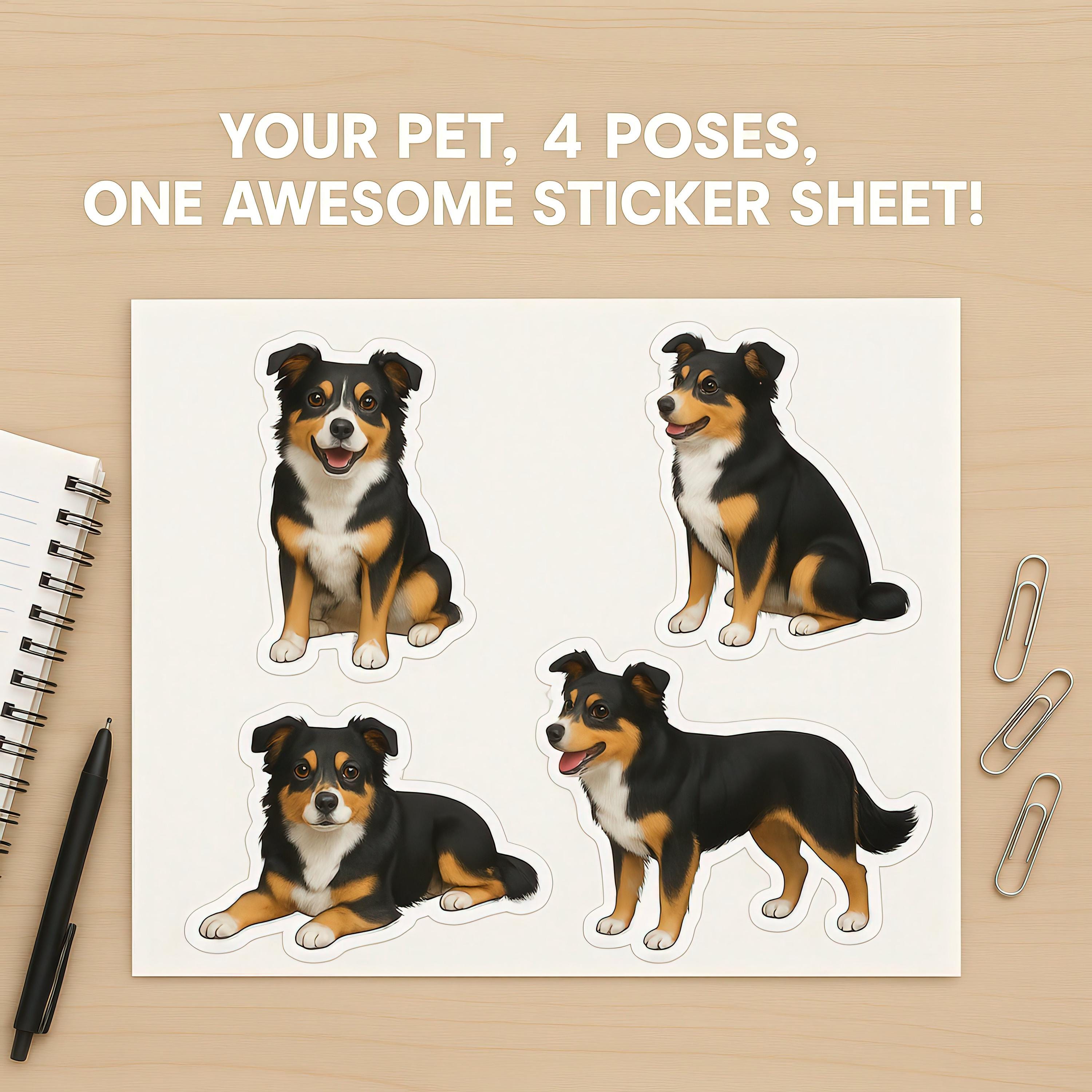 Custom Pet Sticker Sheet
