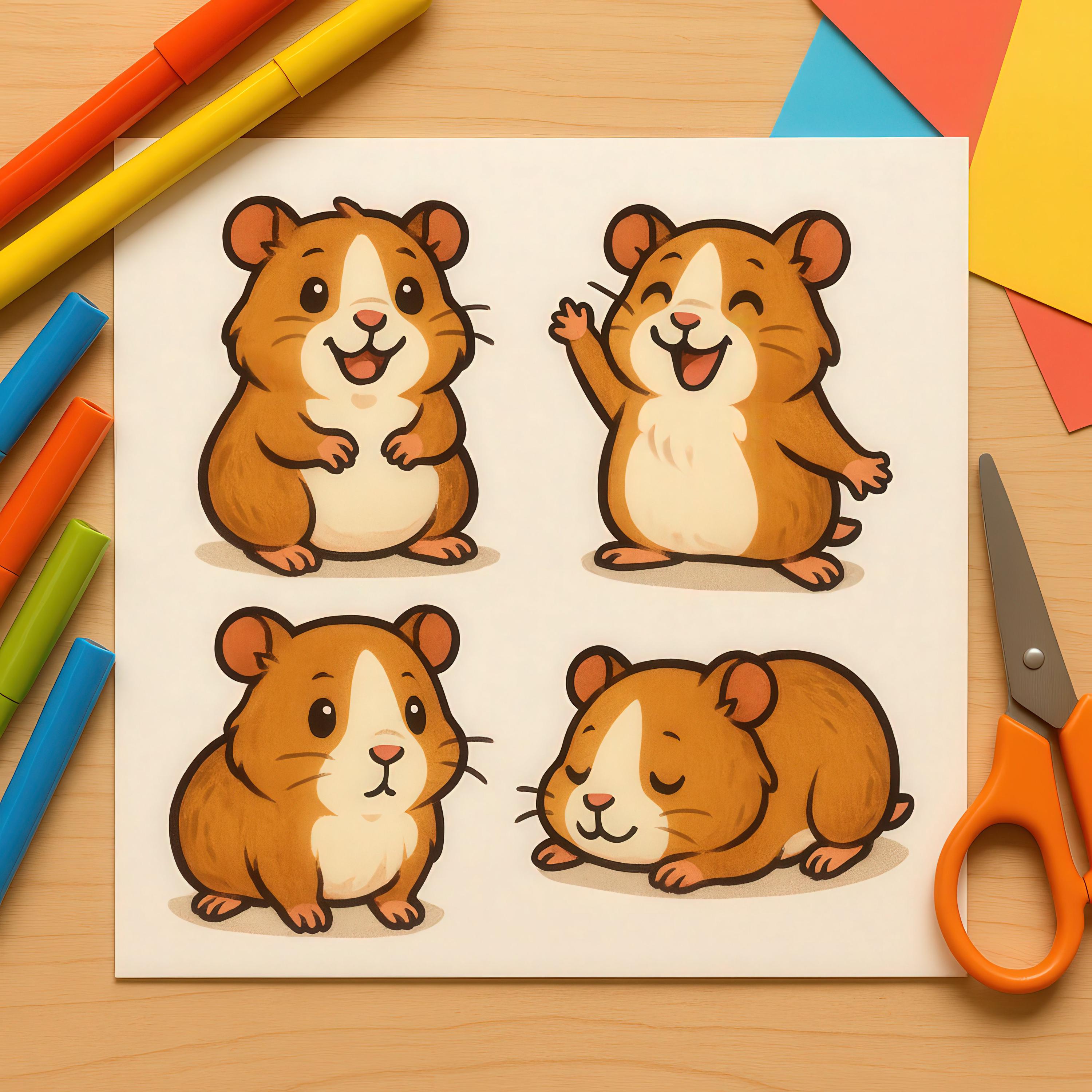 Custom Pet Sticker Sheet from Pet Photo