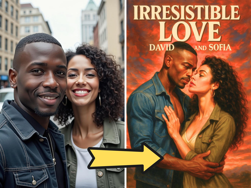 Cheesy Romance Novel Cover