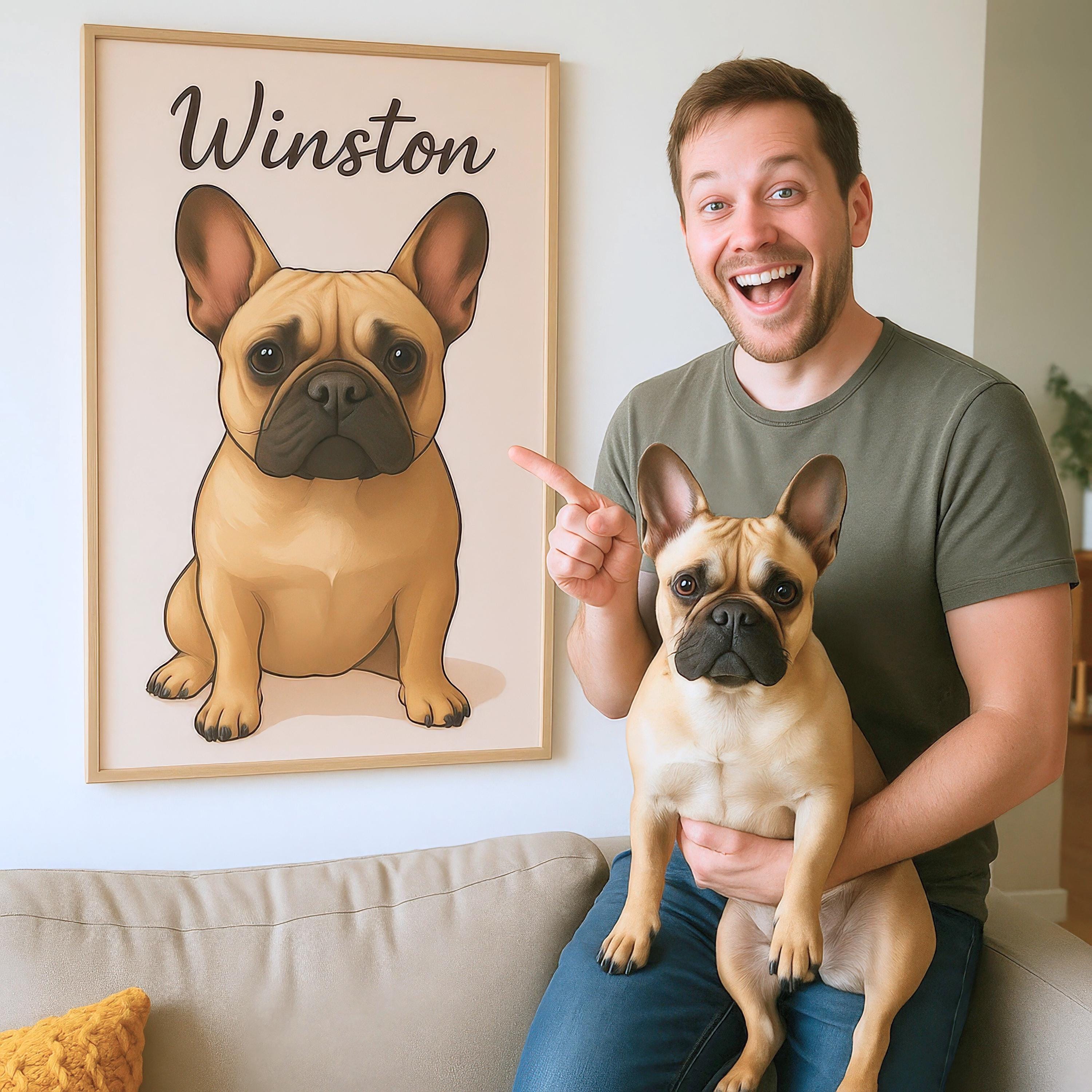 Personalized Colored Pet Portrait