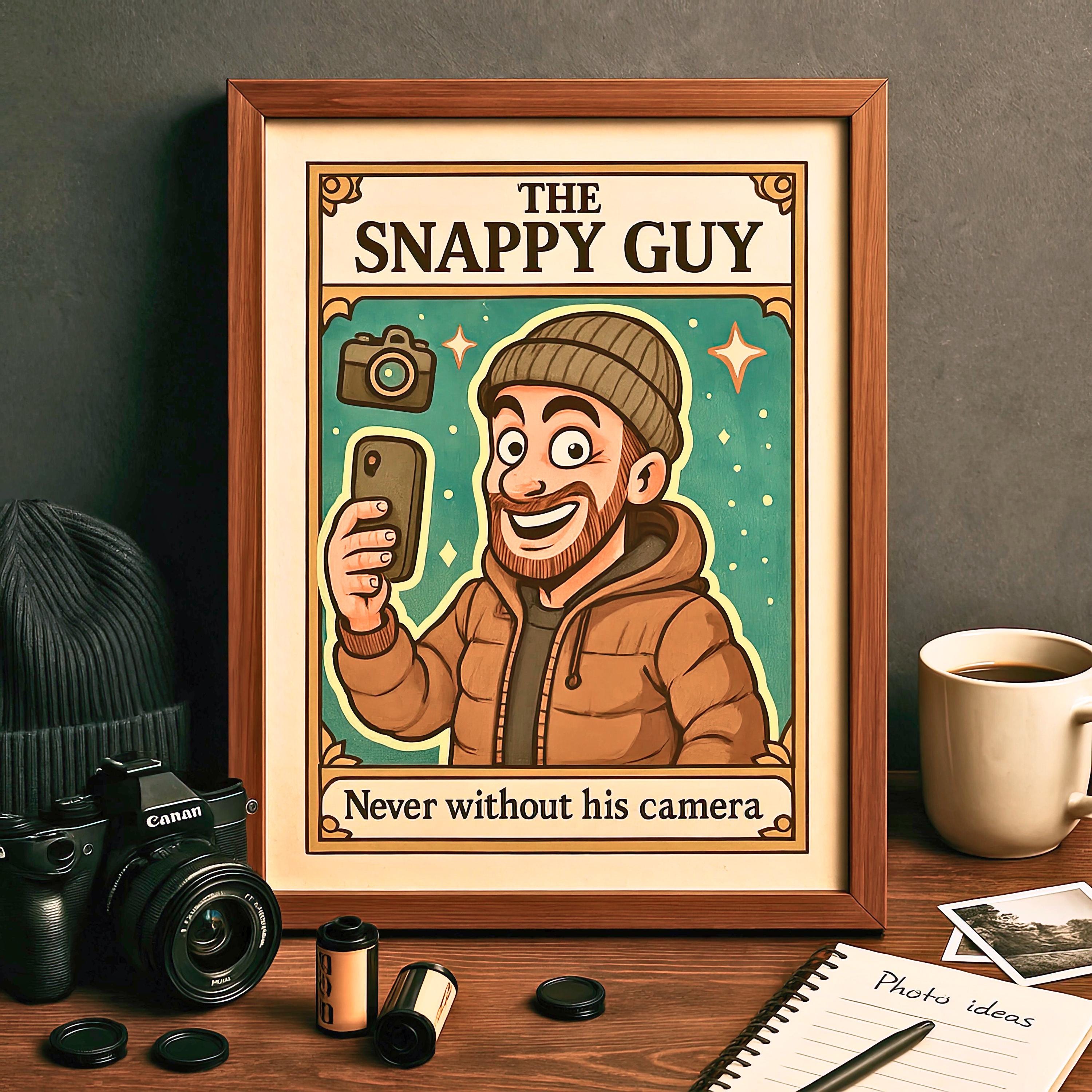 Custom Funny Tarot Card Caricature Portrait