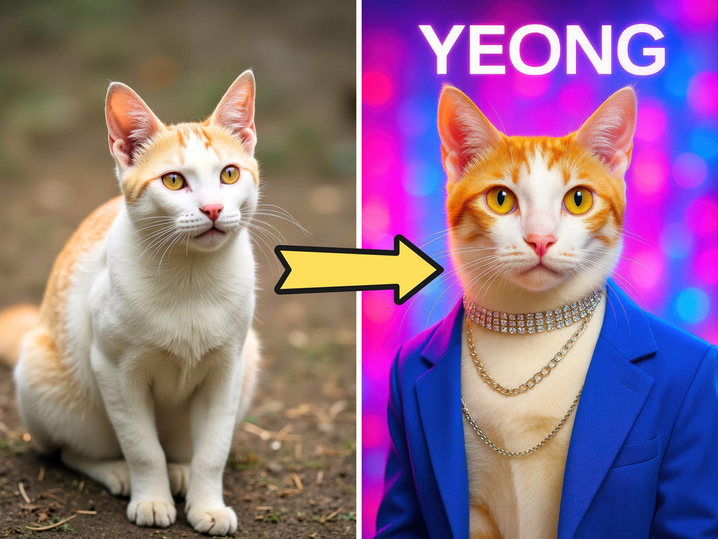 Custom KPOP Pet Portrait