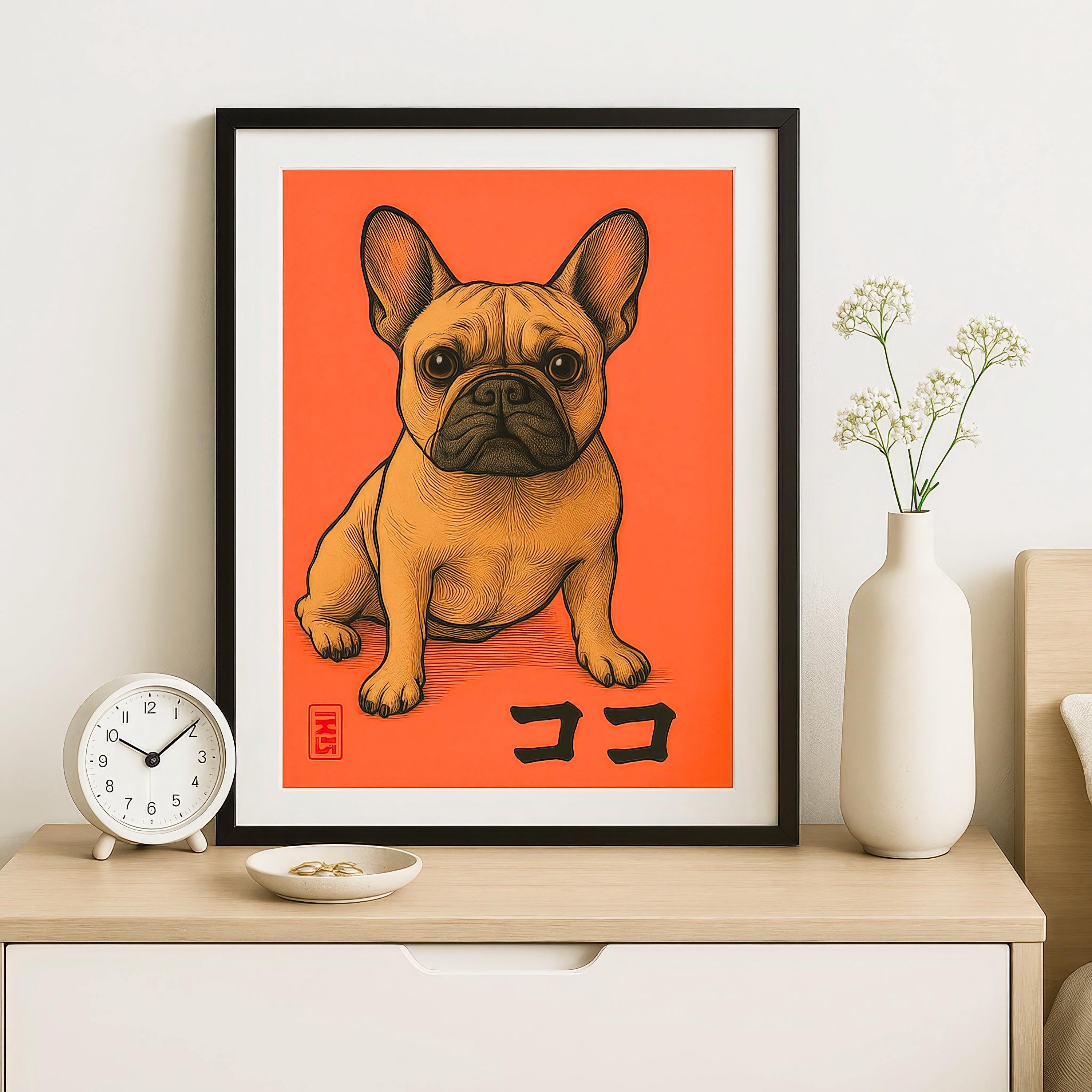 Custom Etegami-Style Pet Portrait