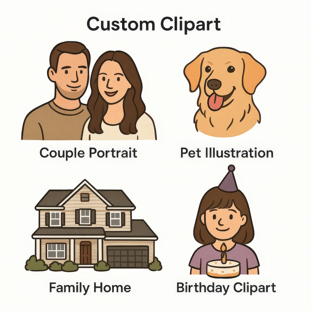 Custom Illustrated Clipart s