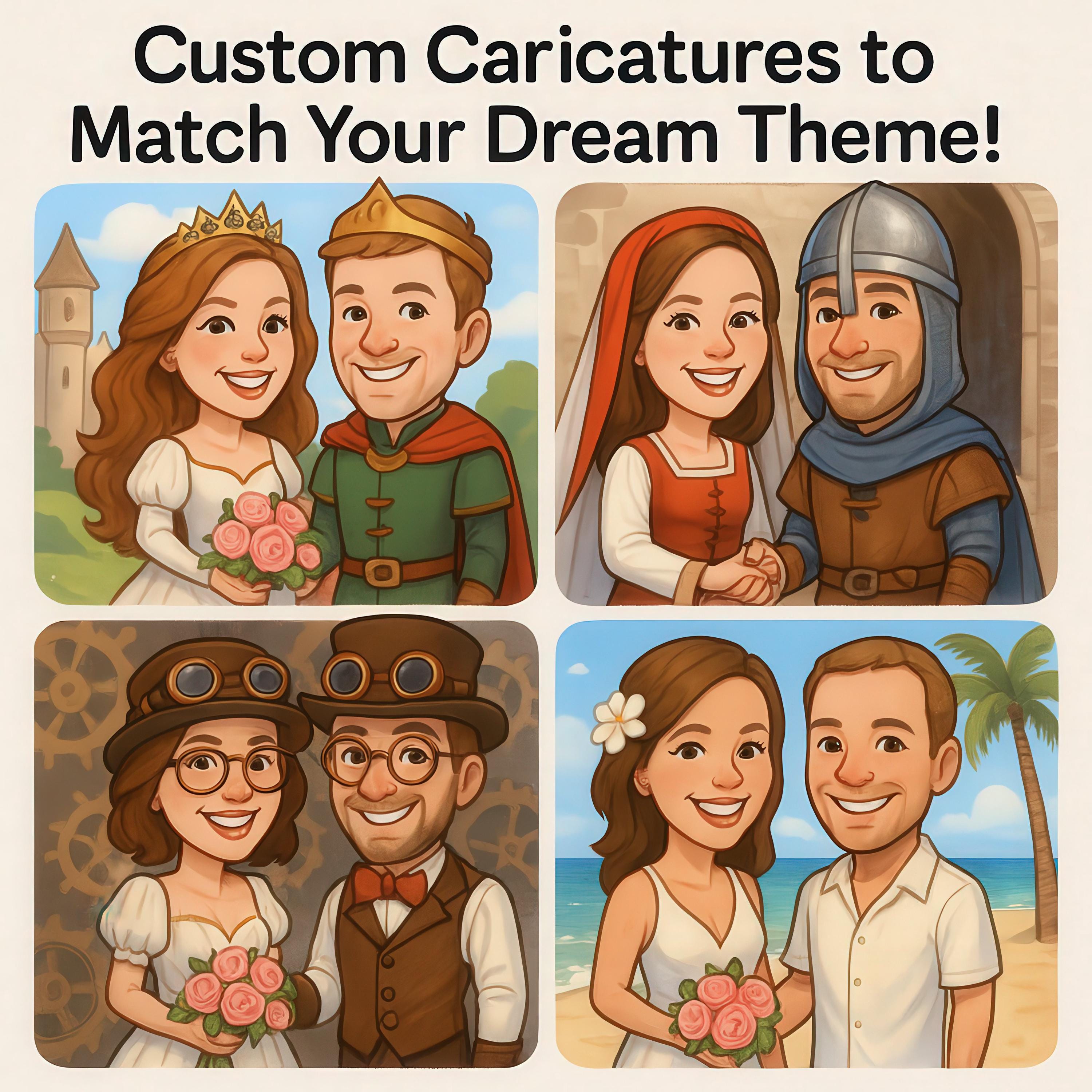 Custom Wedding Caricature