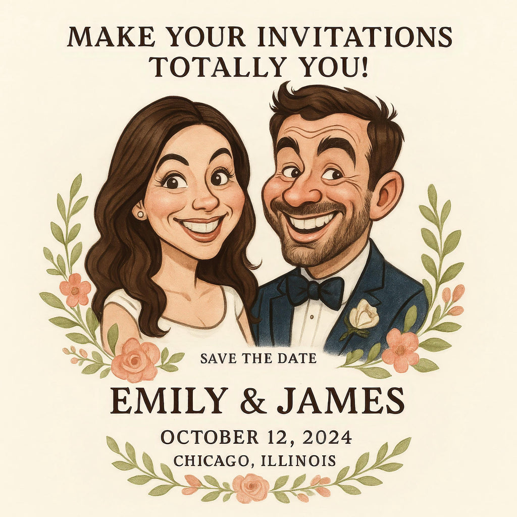 Custom Wedding Caricature