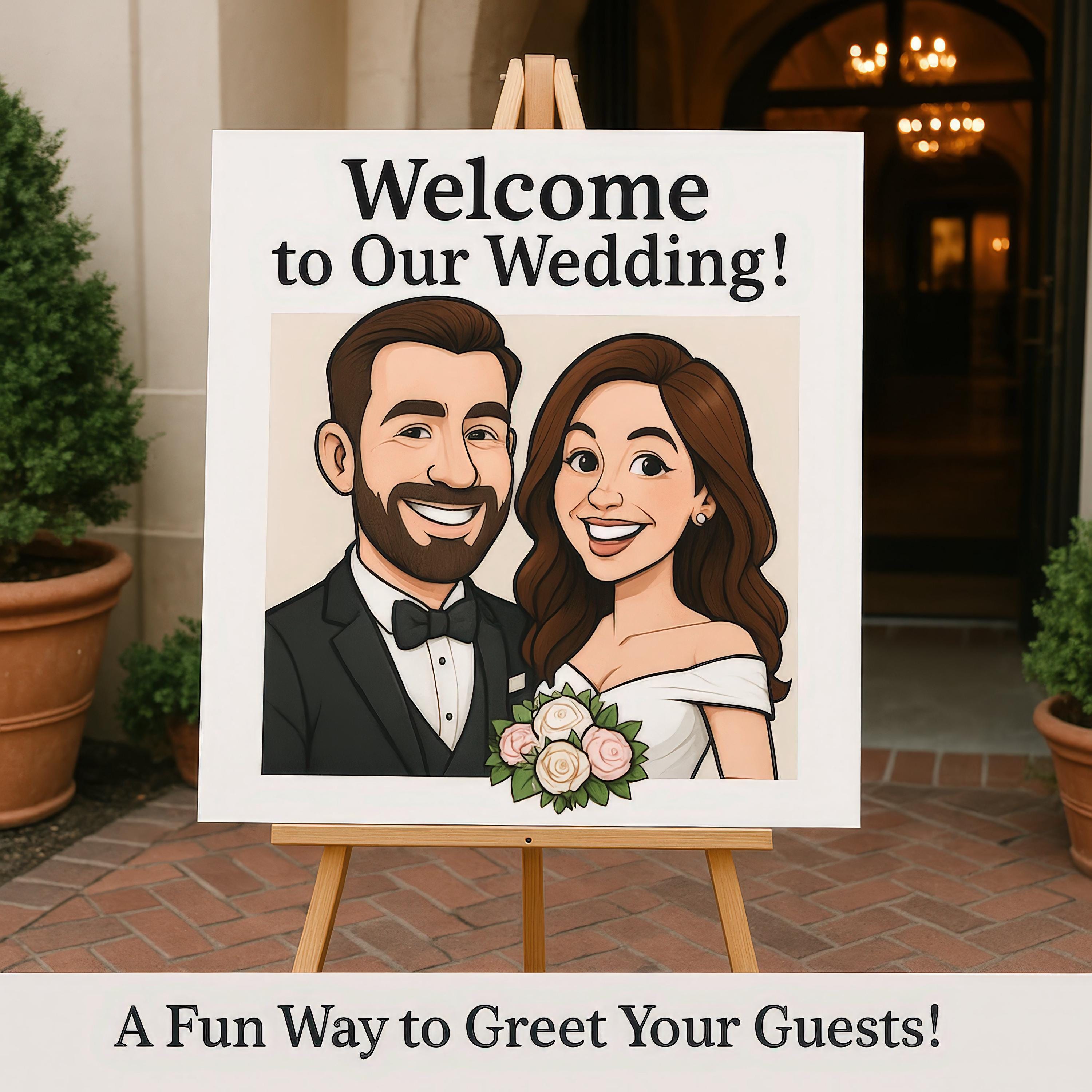 Custom Wedding Caricature