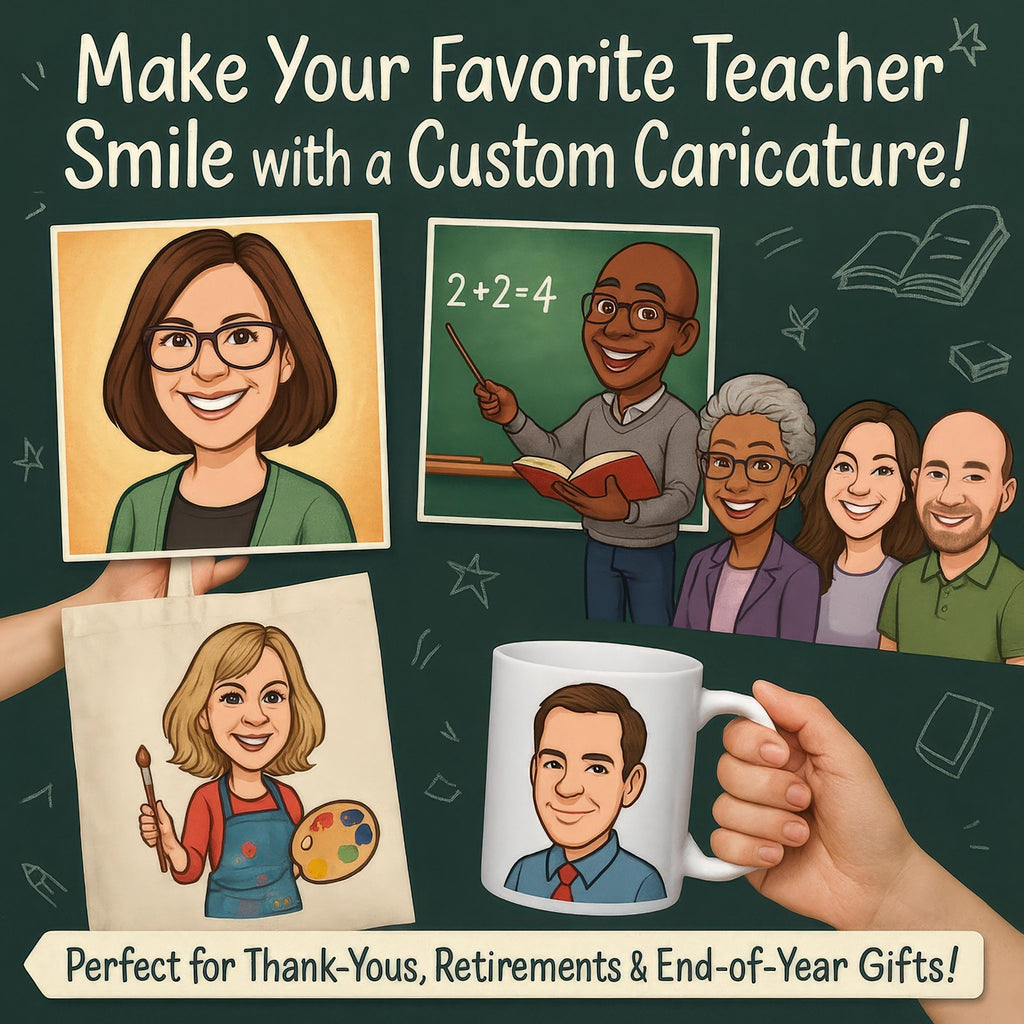 Custom Teacher Caricature