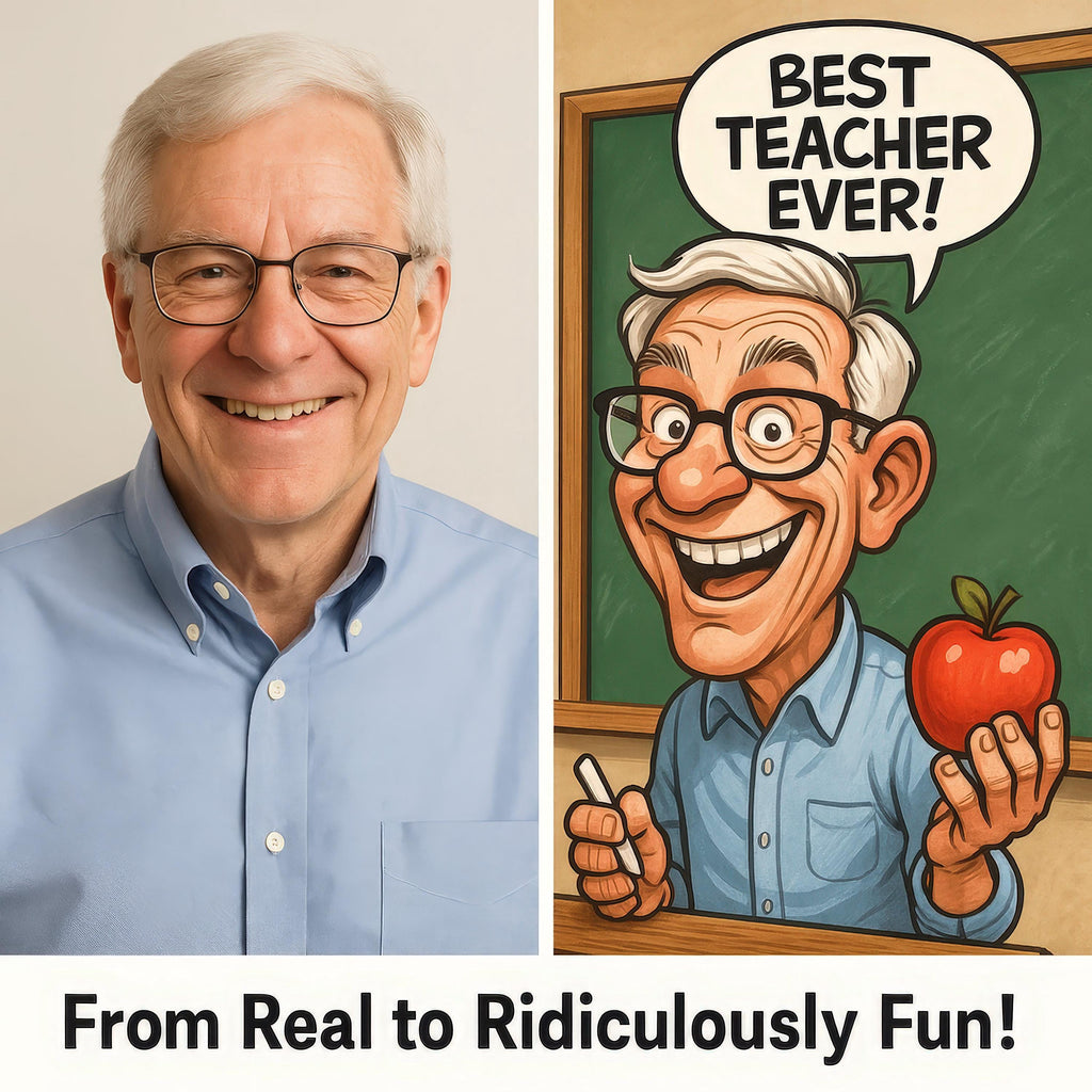 Custom Teacher Caricature
