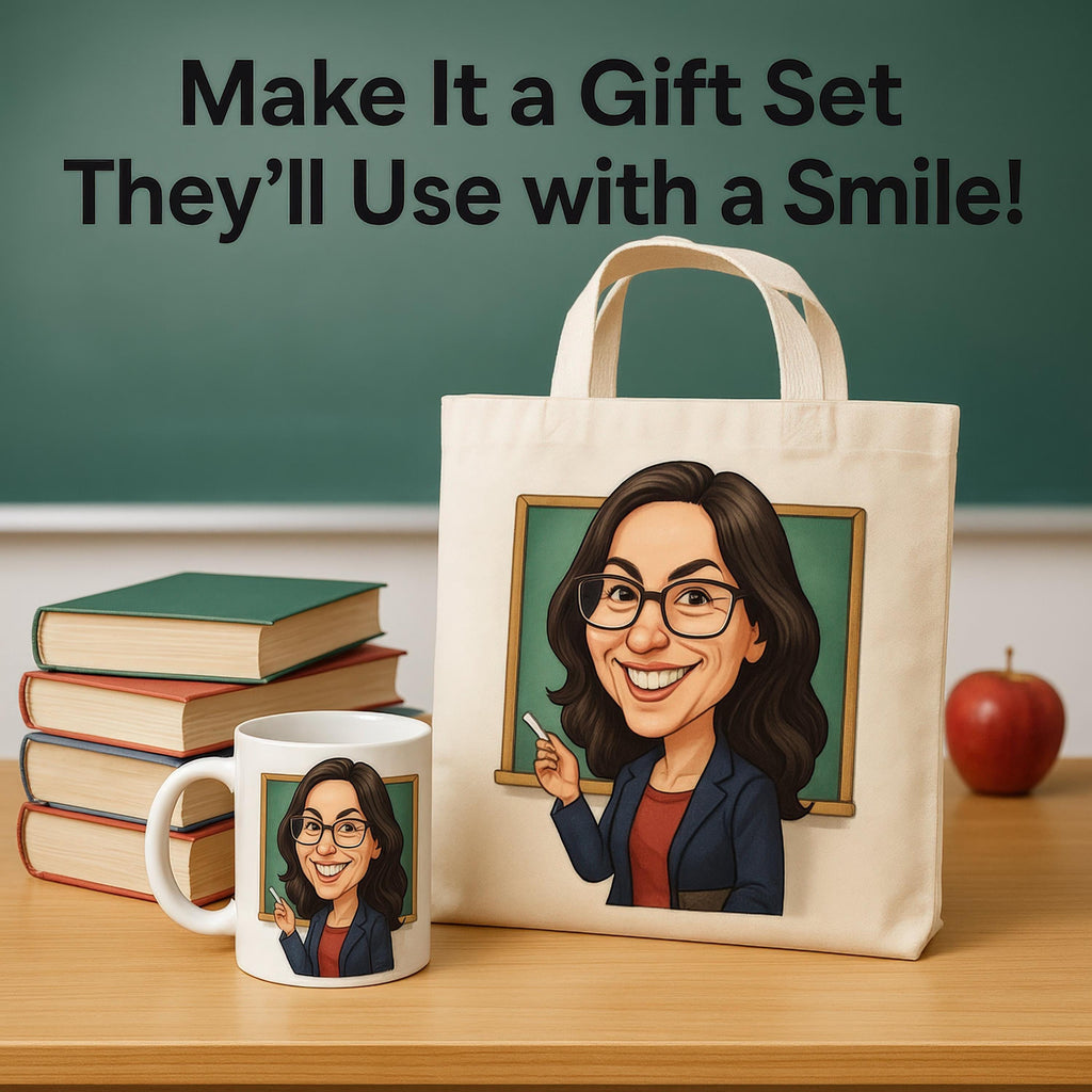 Custom Teacher Caricature