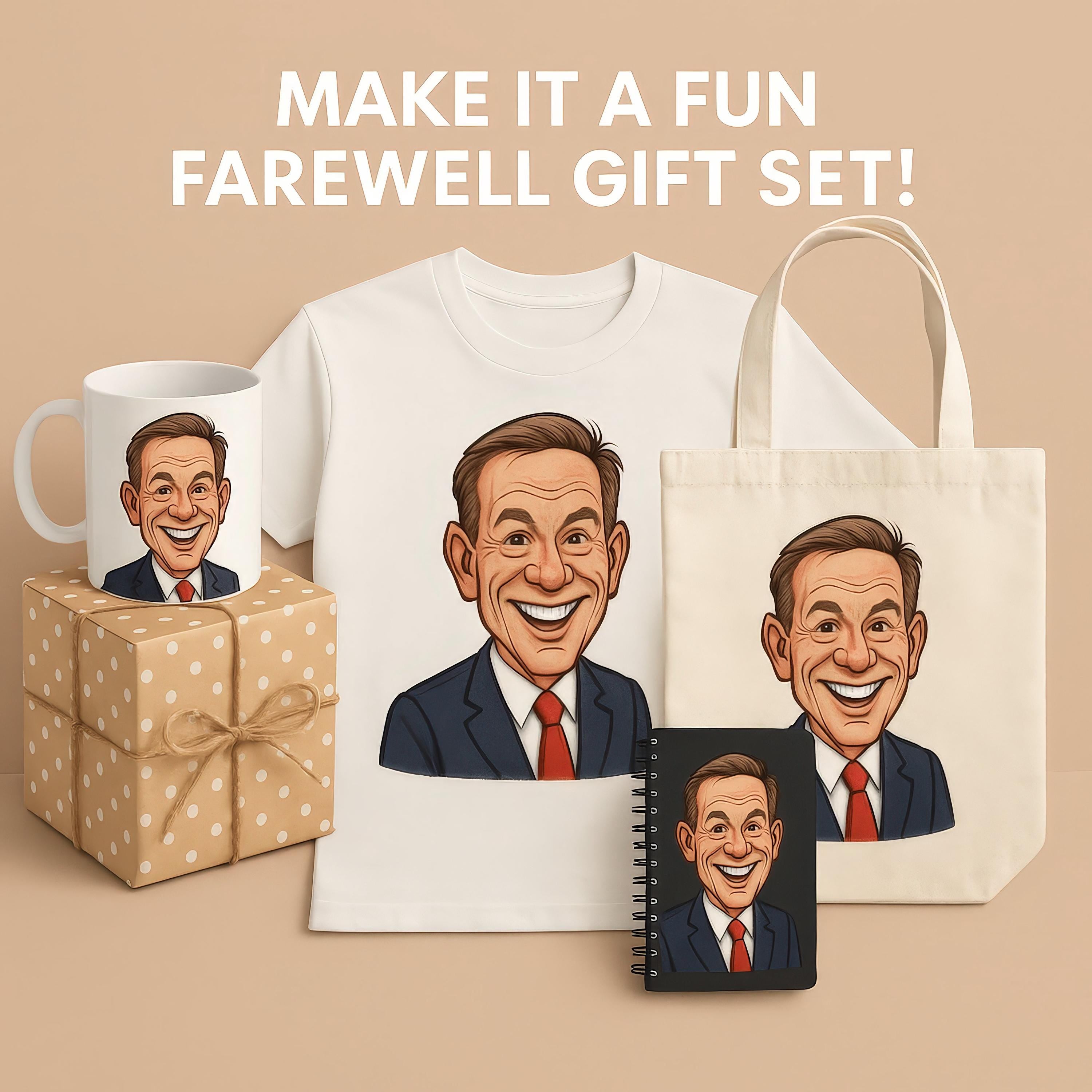 Custom Retirement Caricature
