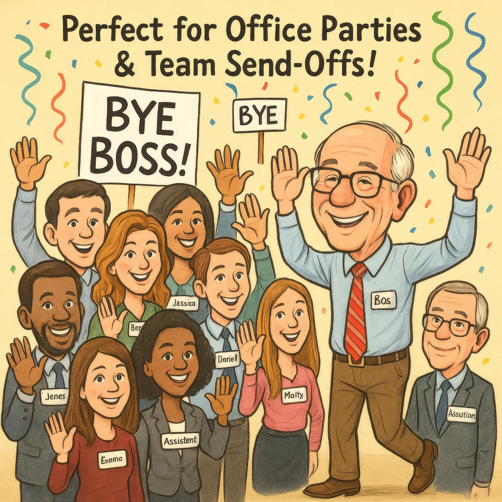 Custom Retirement Caricature