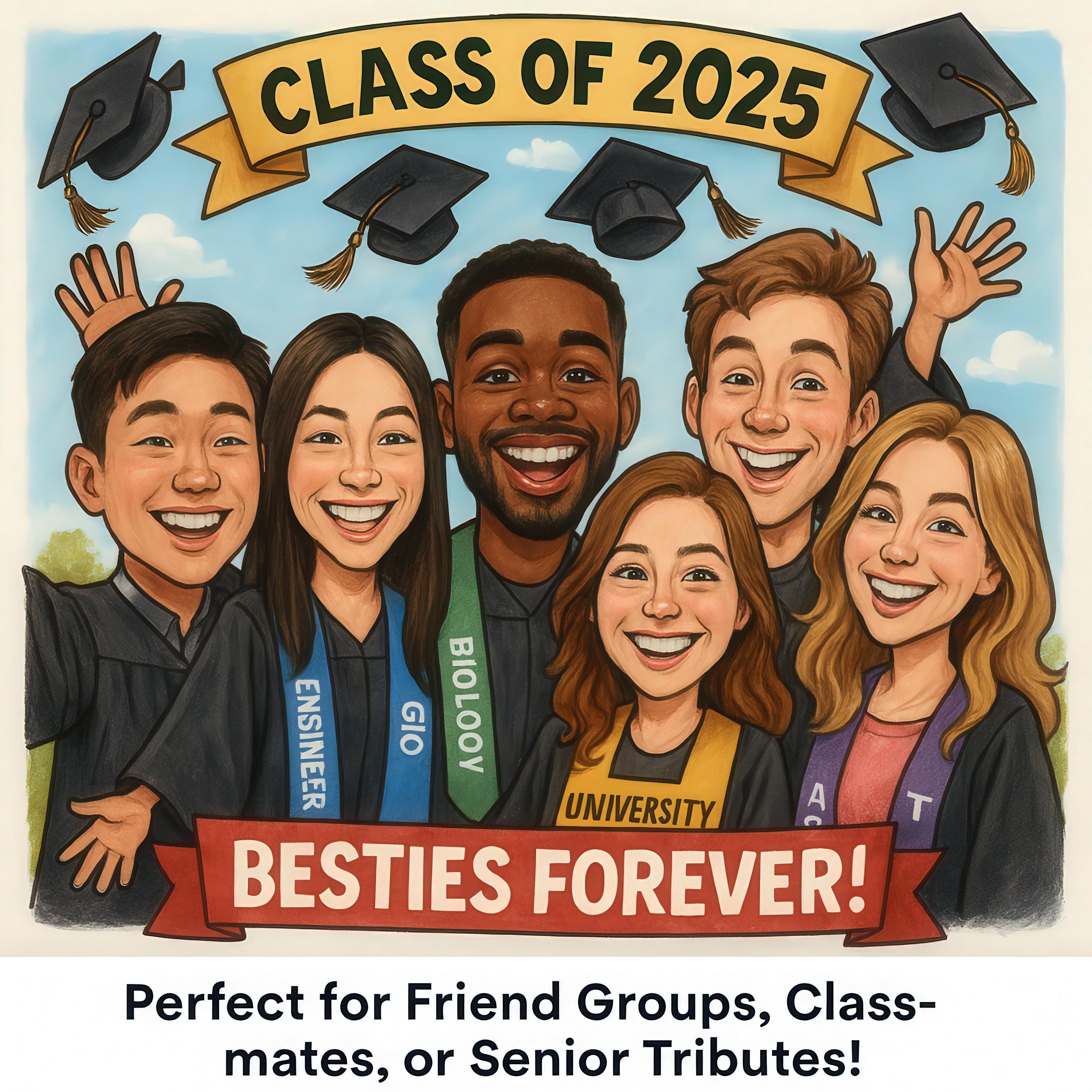 Custom Graduation Caricature