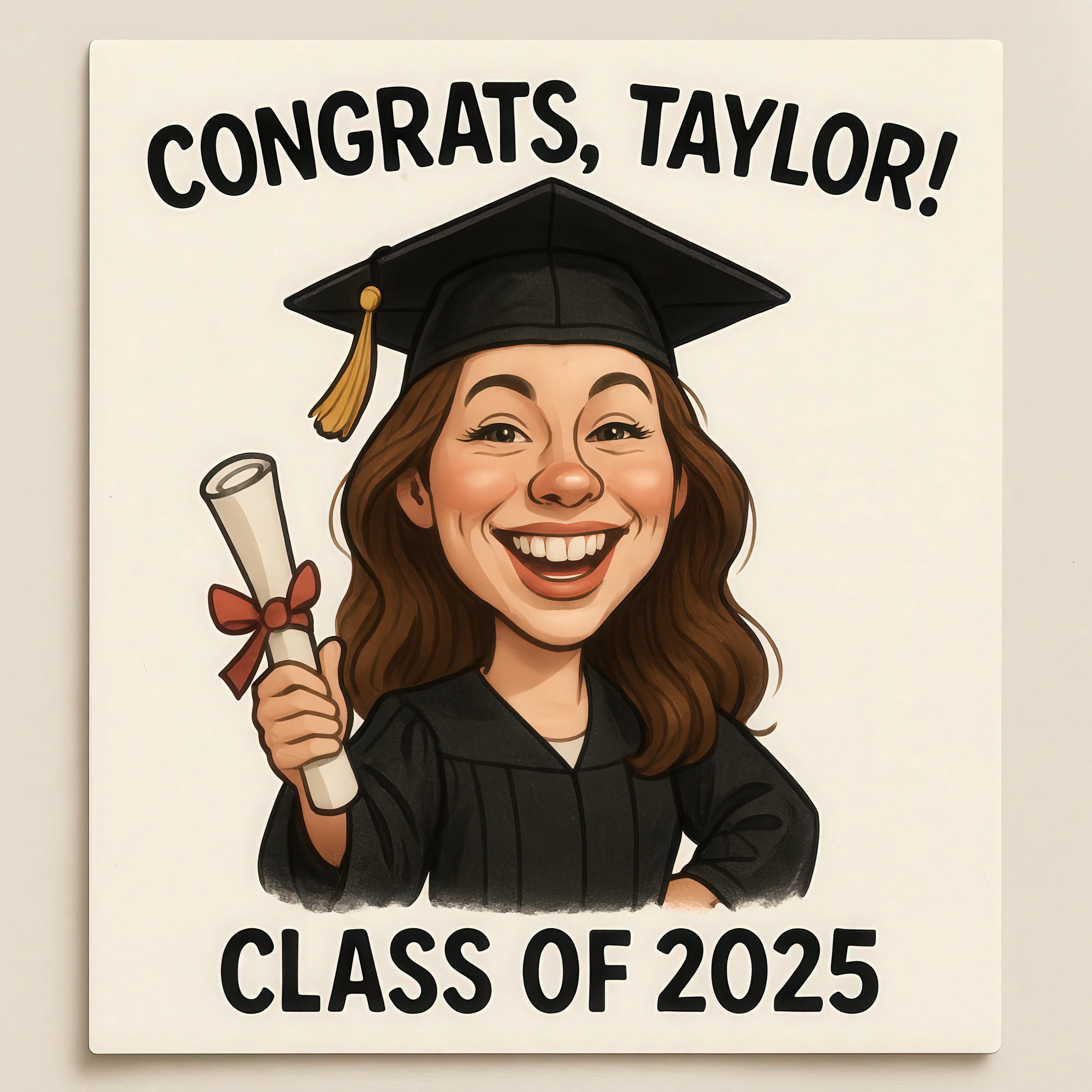 Custom Graduation Caricature