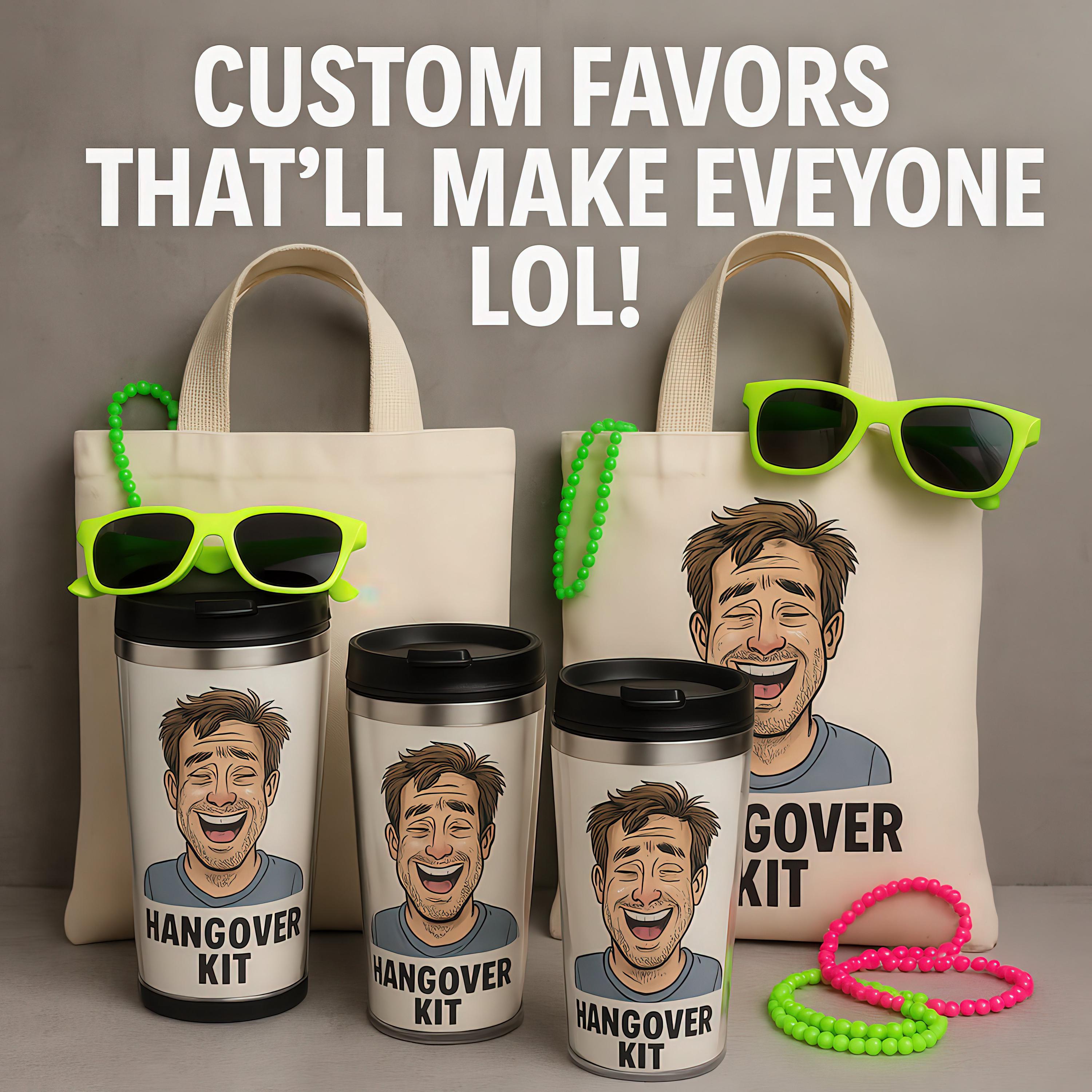 Custom Bachelorette & Bachelor Party Caricature