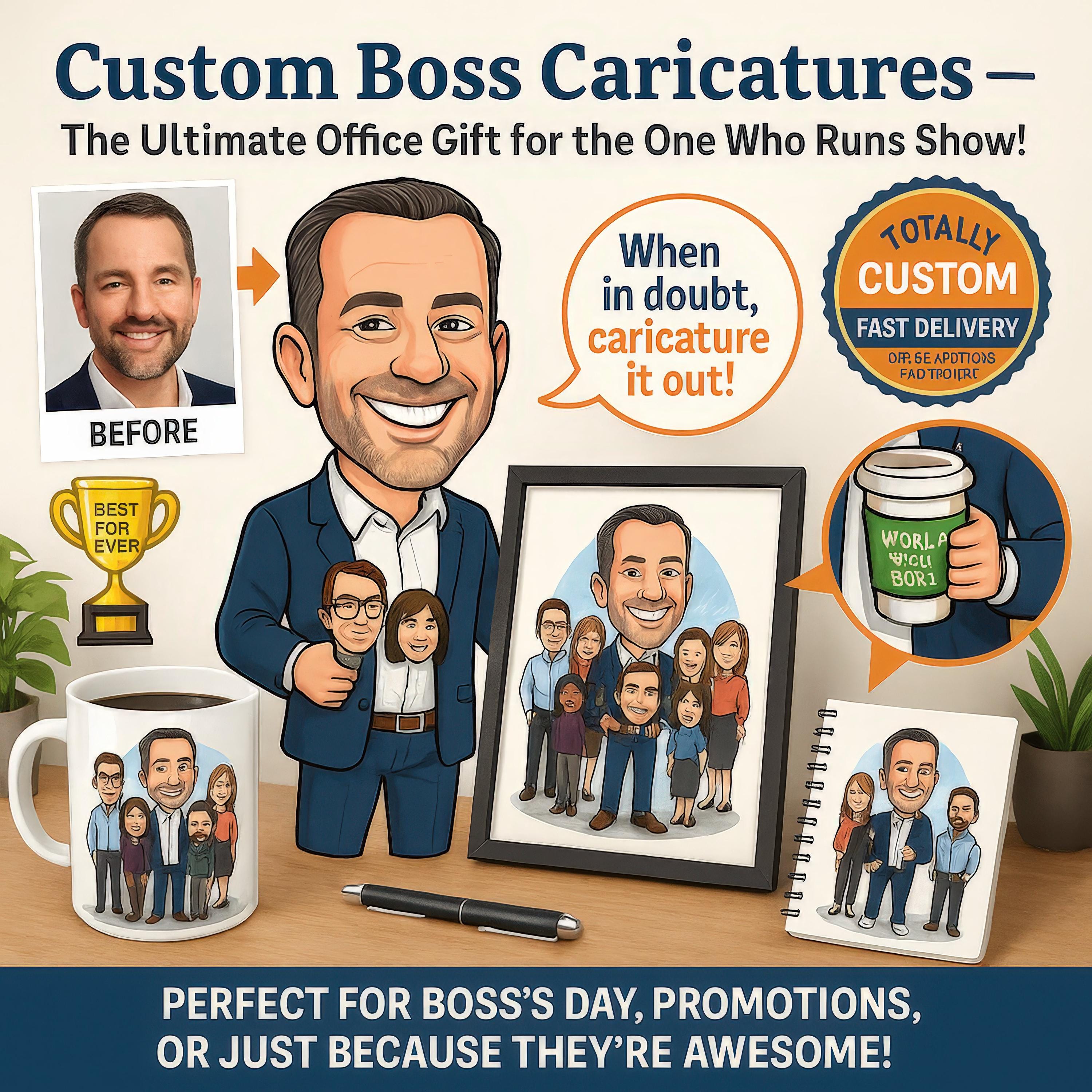 Custom Boss Caricature