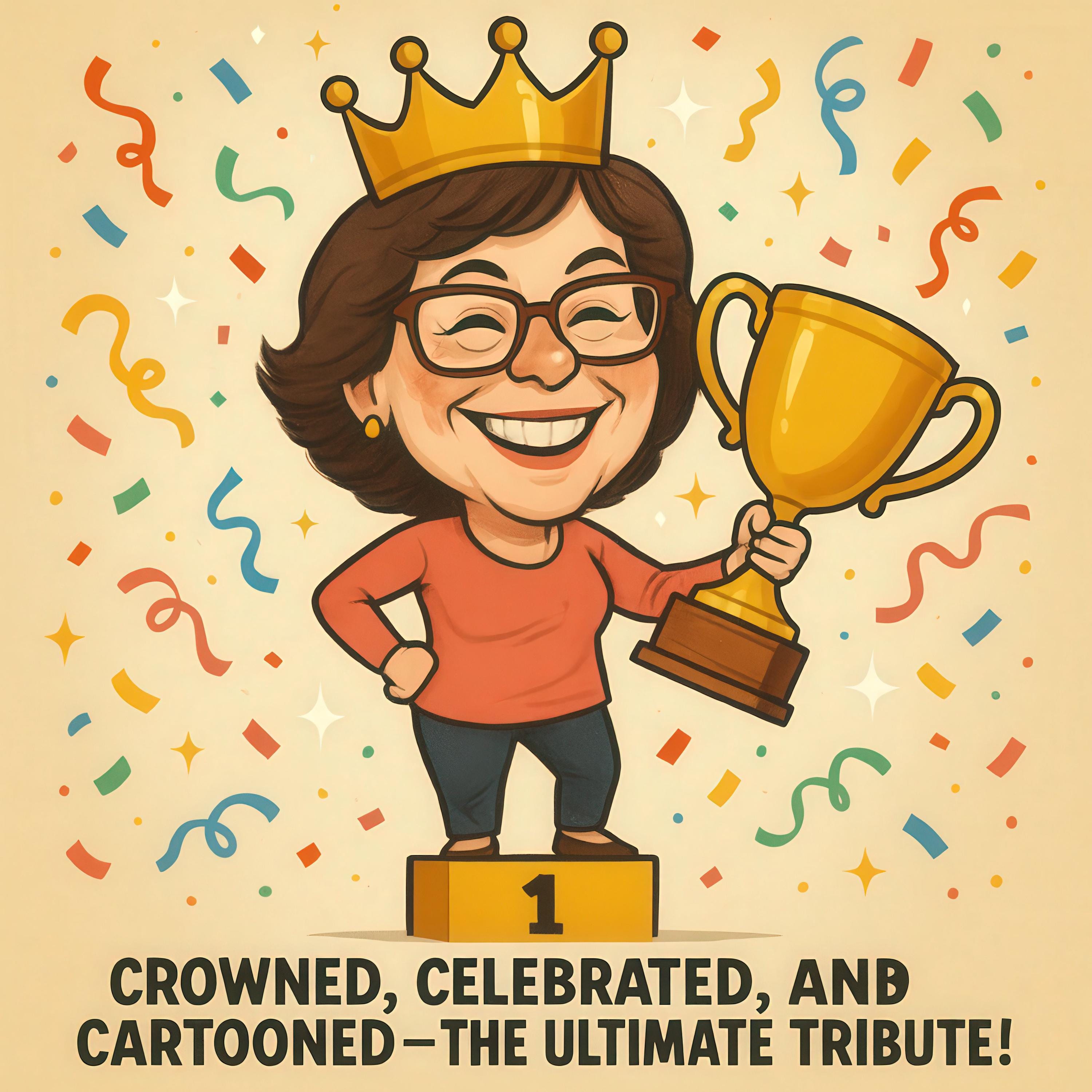 Custom Mothers Day Caricature