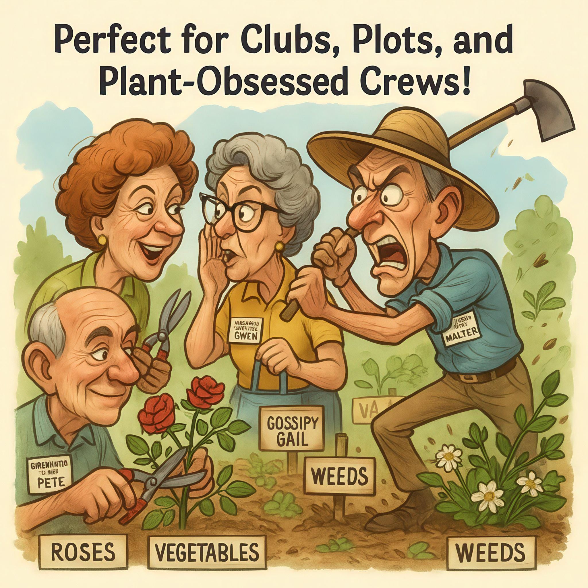 Custom Gardener Caricature