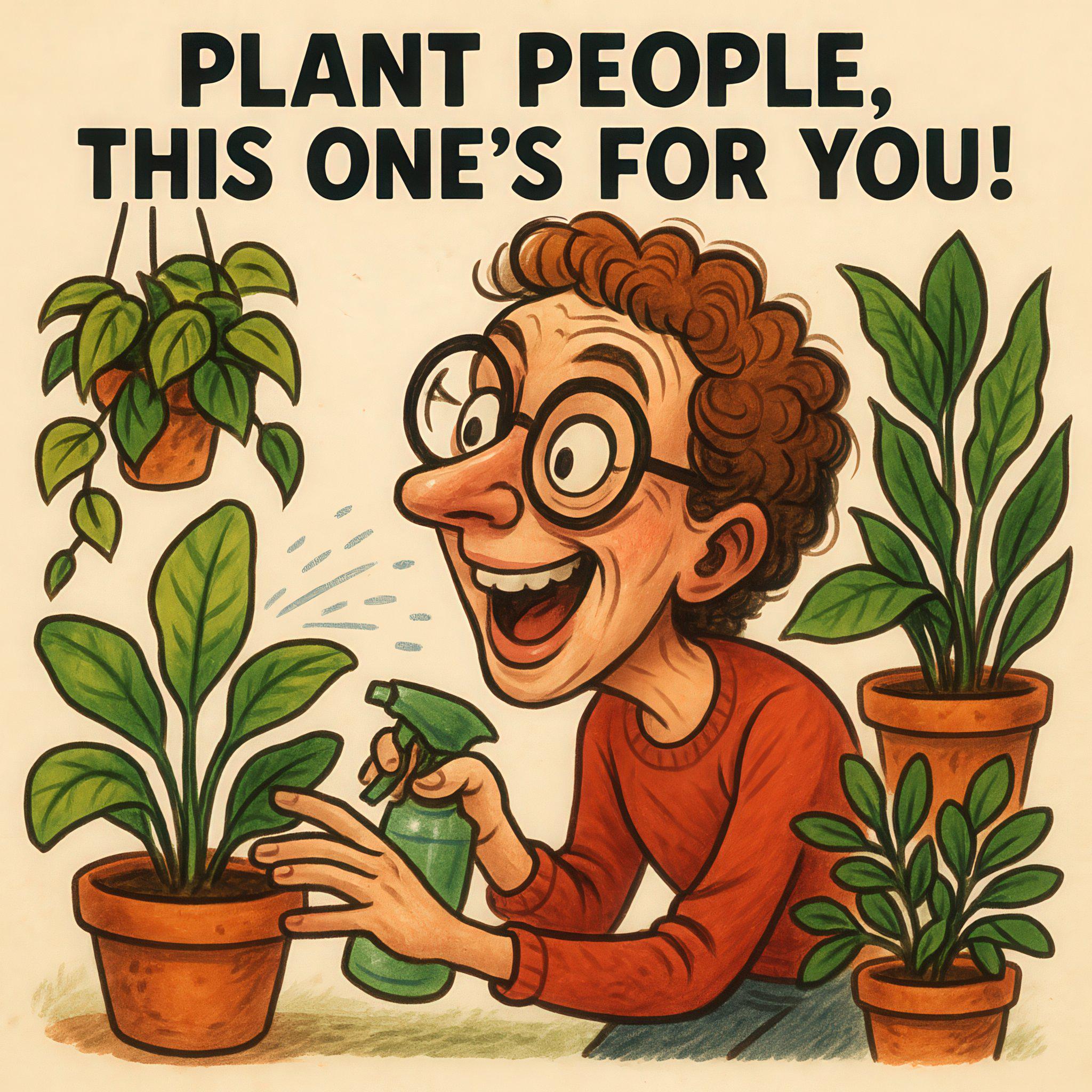 Custom Gardener Caricature