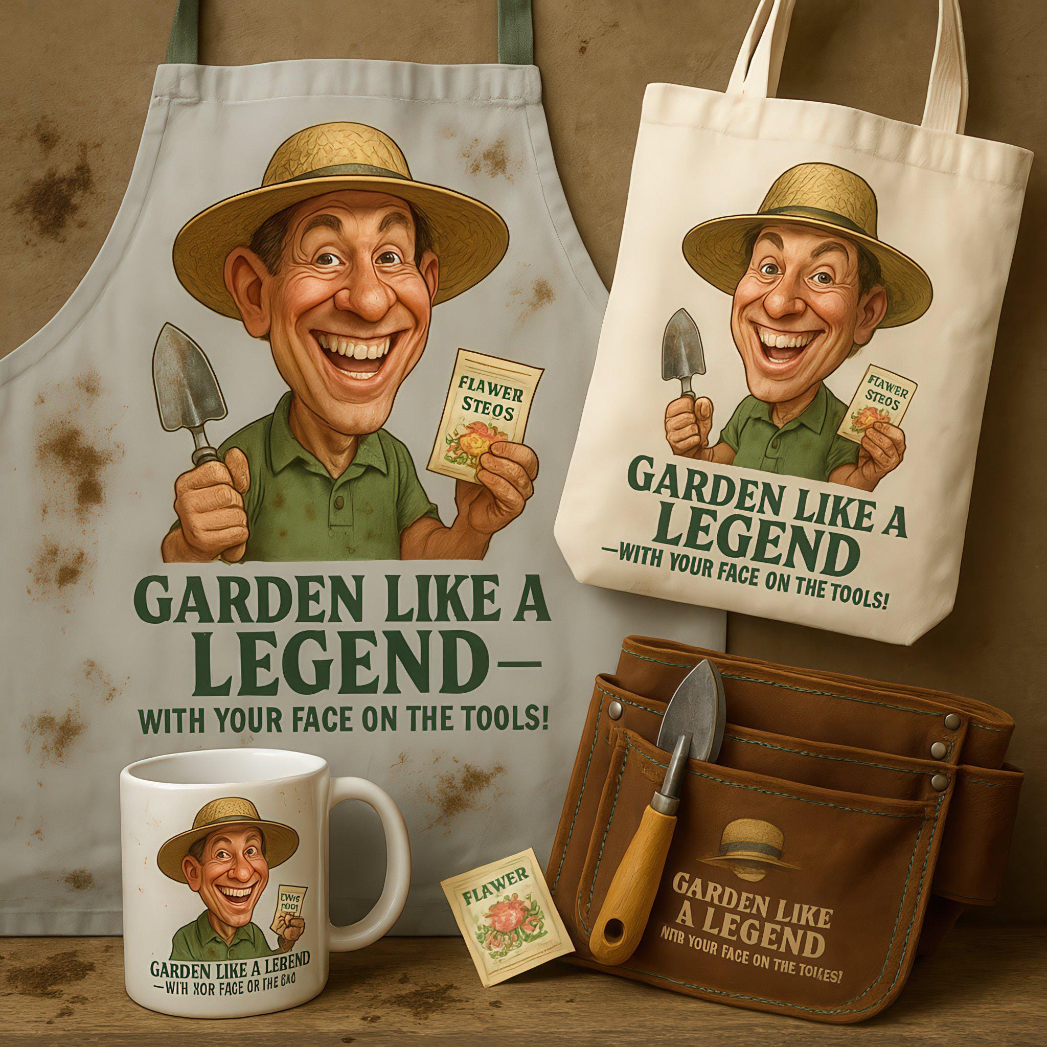 Custom Gardener Caricature