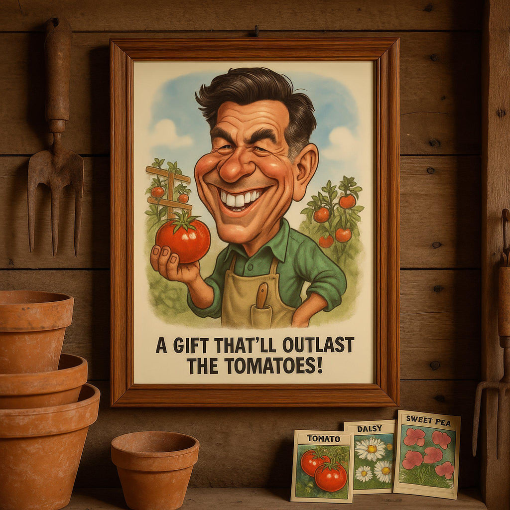 Custom Gardener Caricature