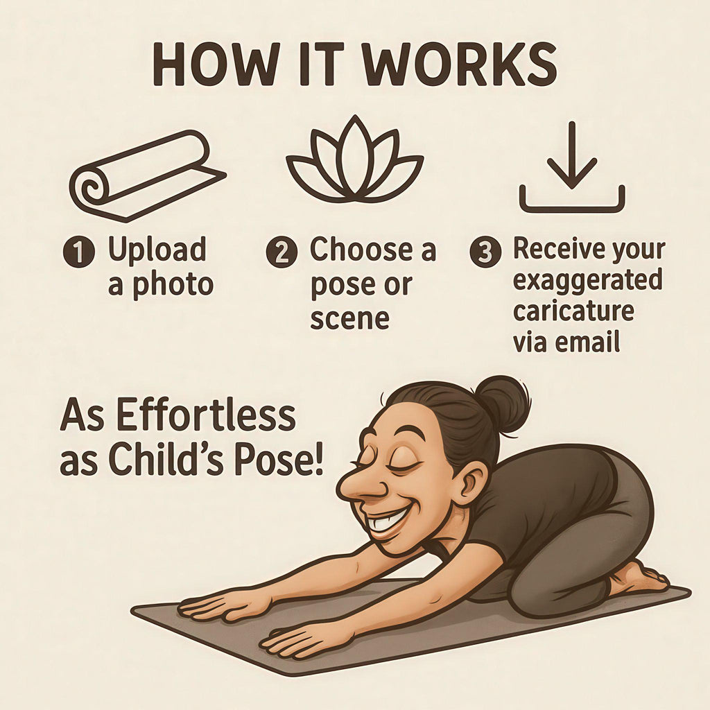 Custom Yoga Caricature