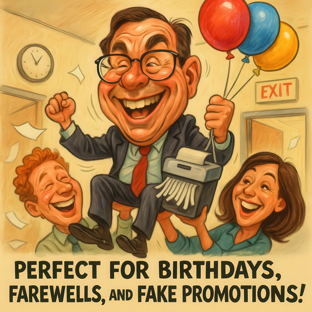 Custom Funny Coworker Caricature