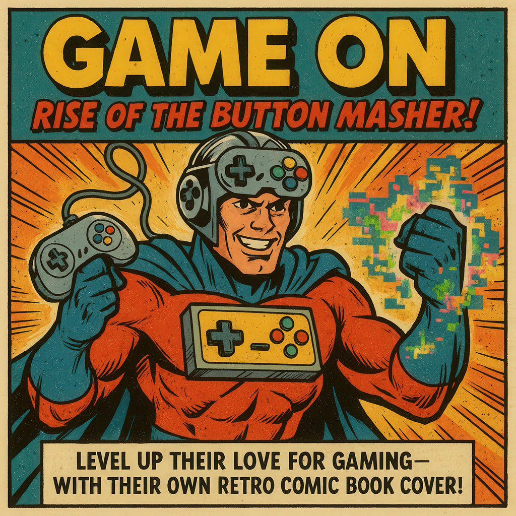 Personalized Retro Comic Book Cover