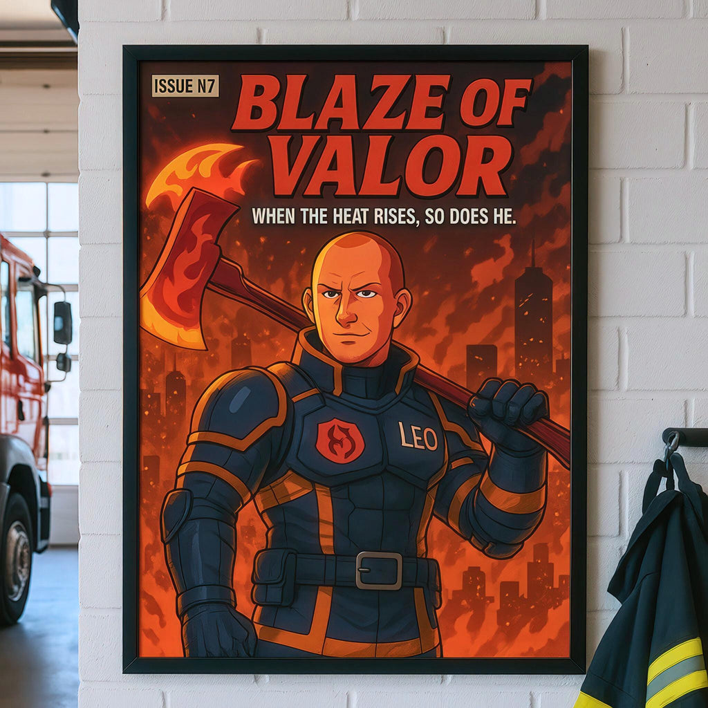 Personalized Profession Comic Book Cover