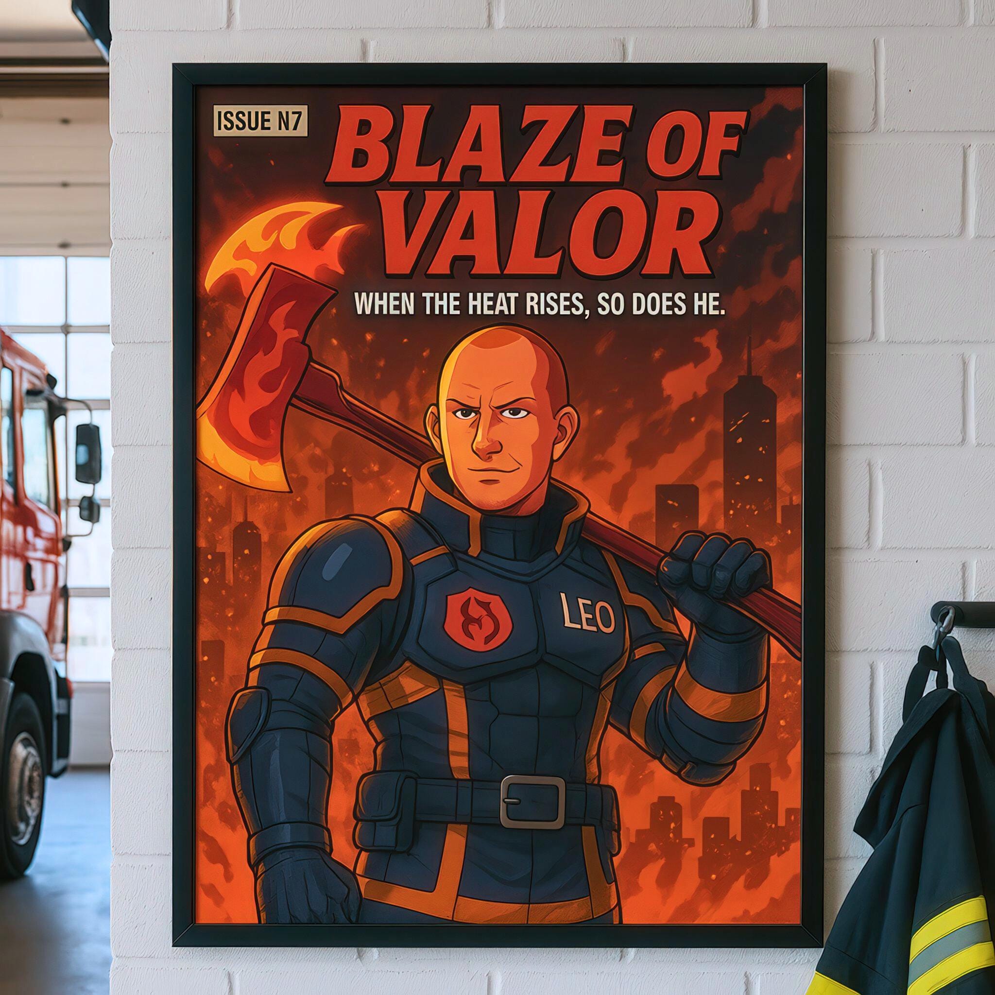 Personalized Profession Comic Book Cover