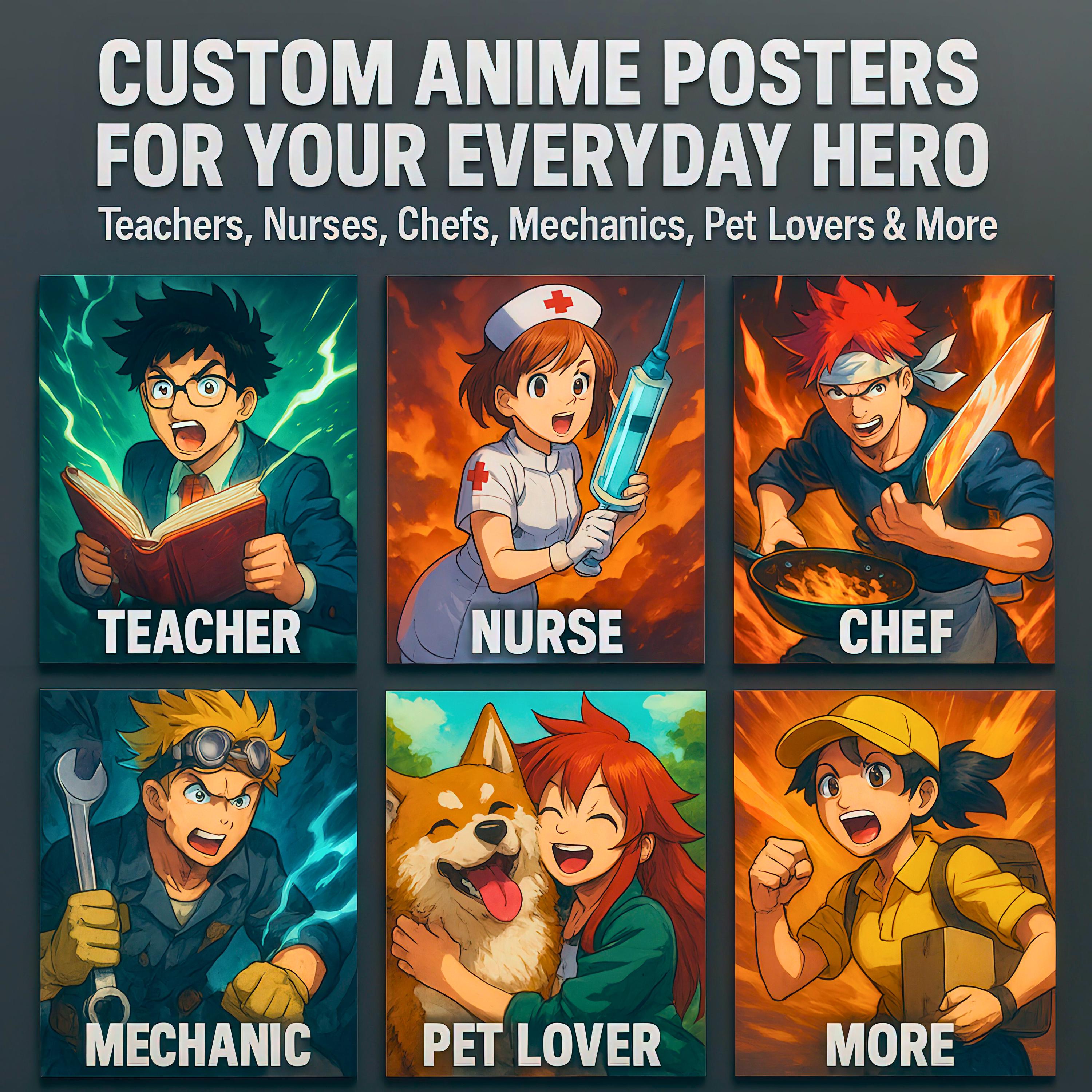 Personalized Profession Comic Book Cover