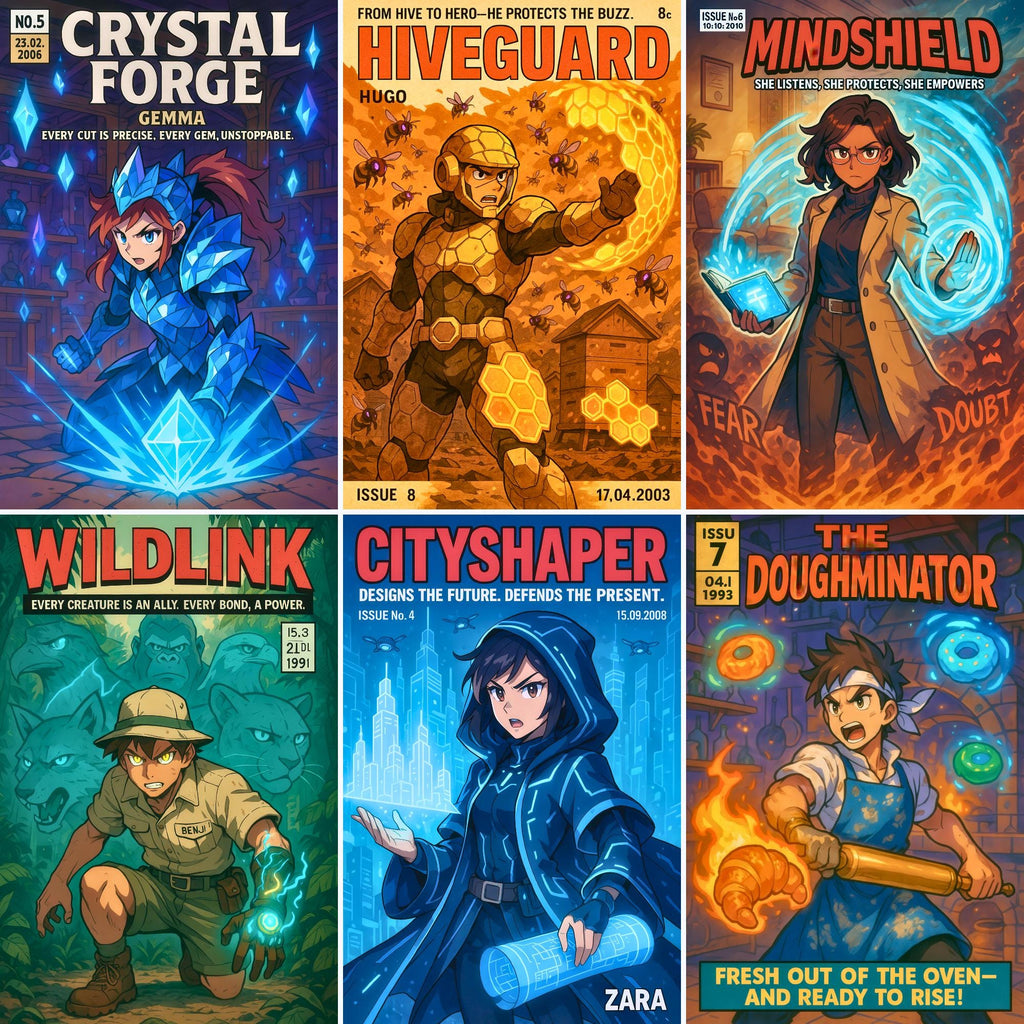 Personalized Profession Comic Book Cover