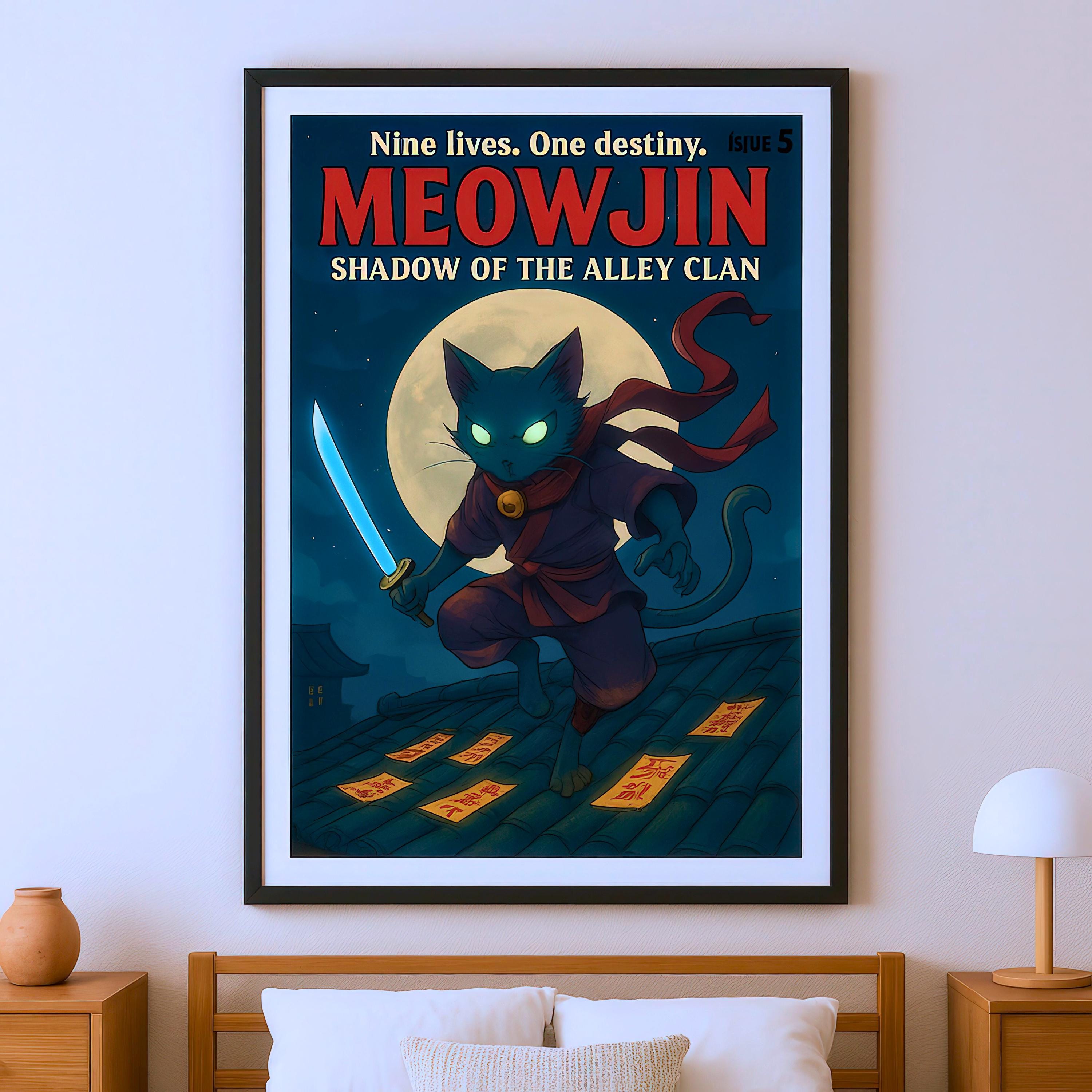 Custom Pet Anime Comic Book Cover