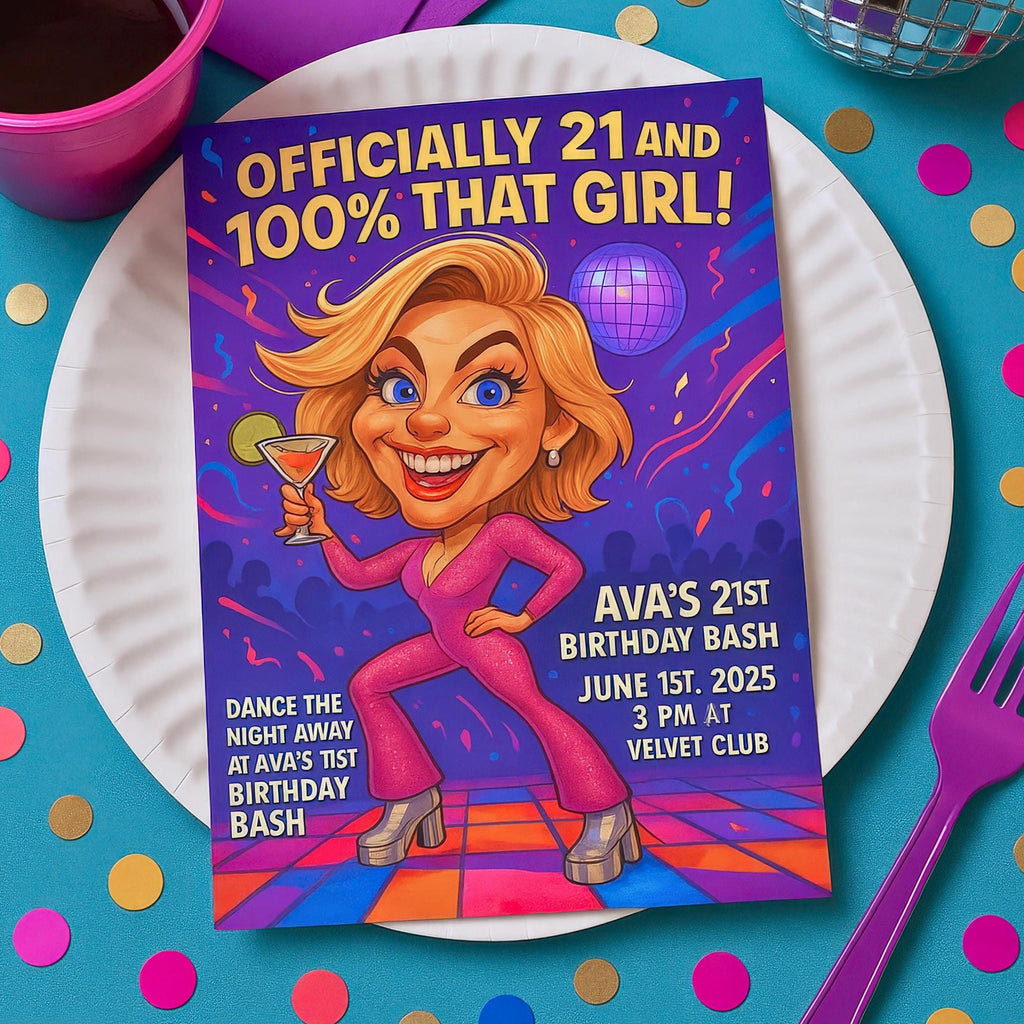 Personalized Caricature Birthday