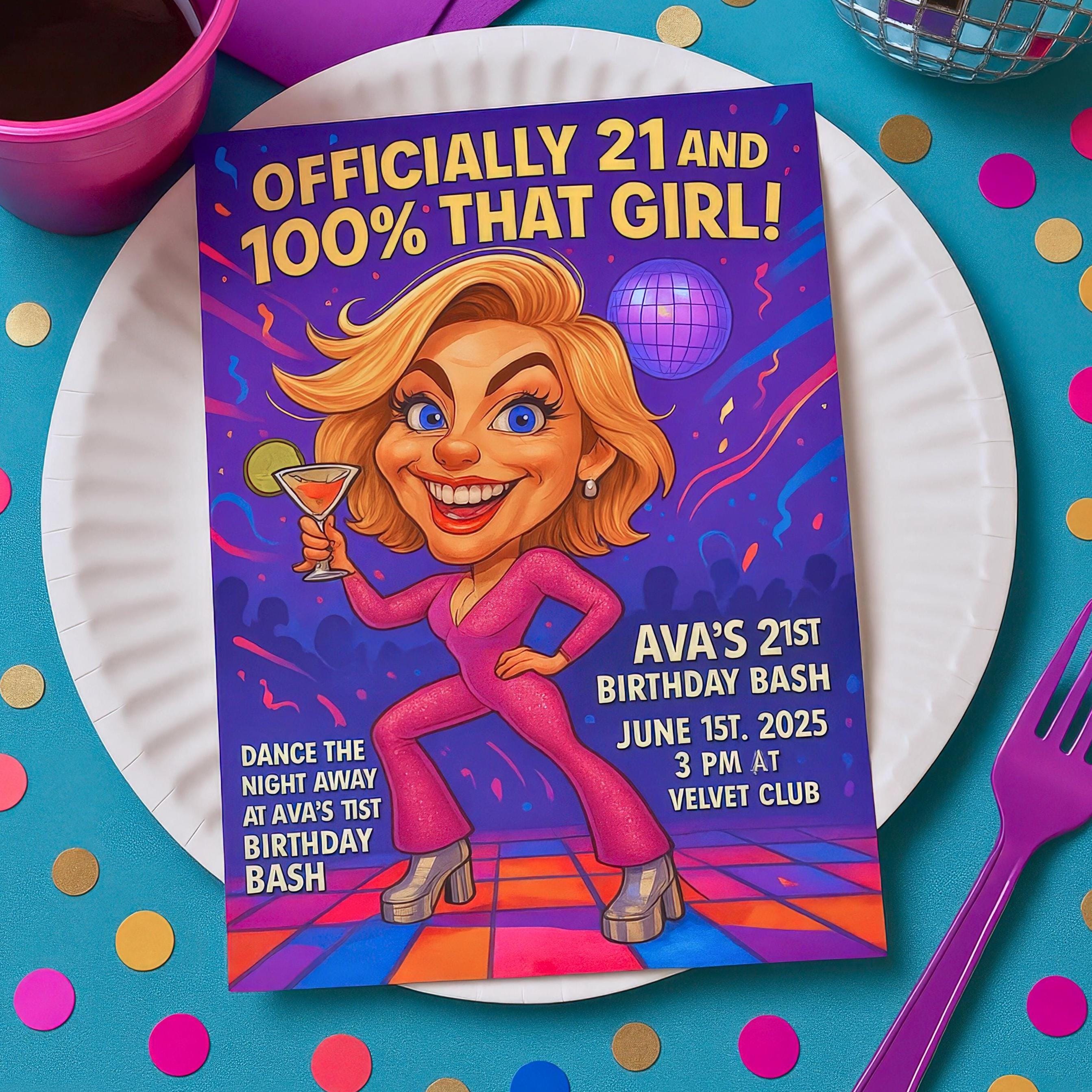 Personalized Caricature Birthday