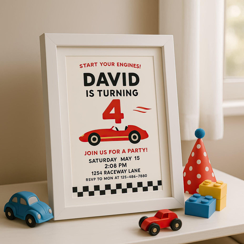 Custom Kids Birthday Invitation Design