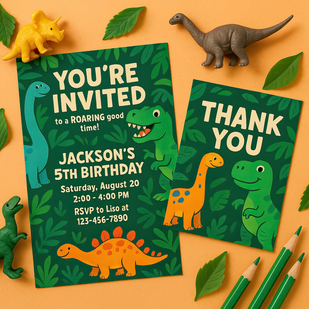 Personalized Kids Birthday Invitation Design