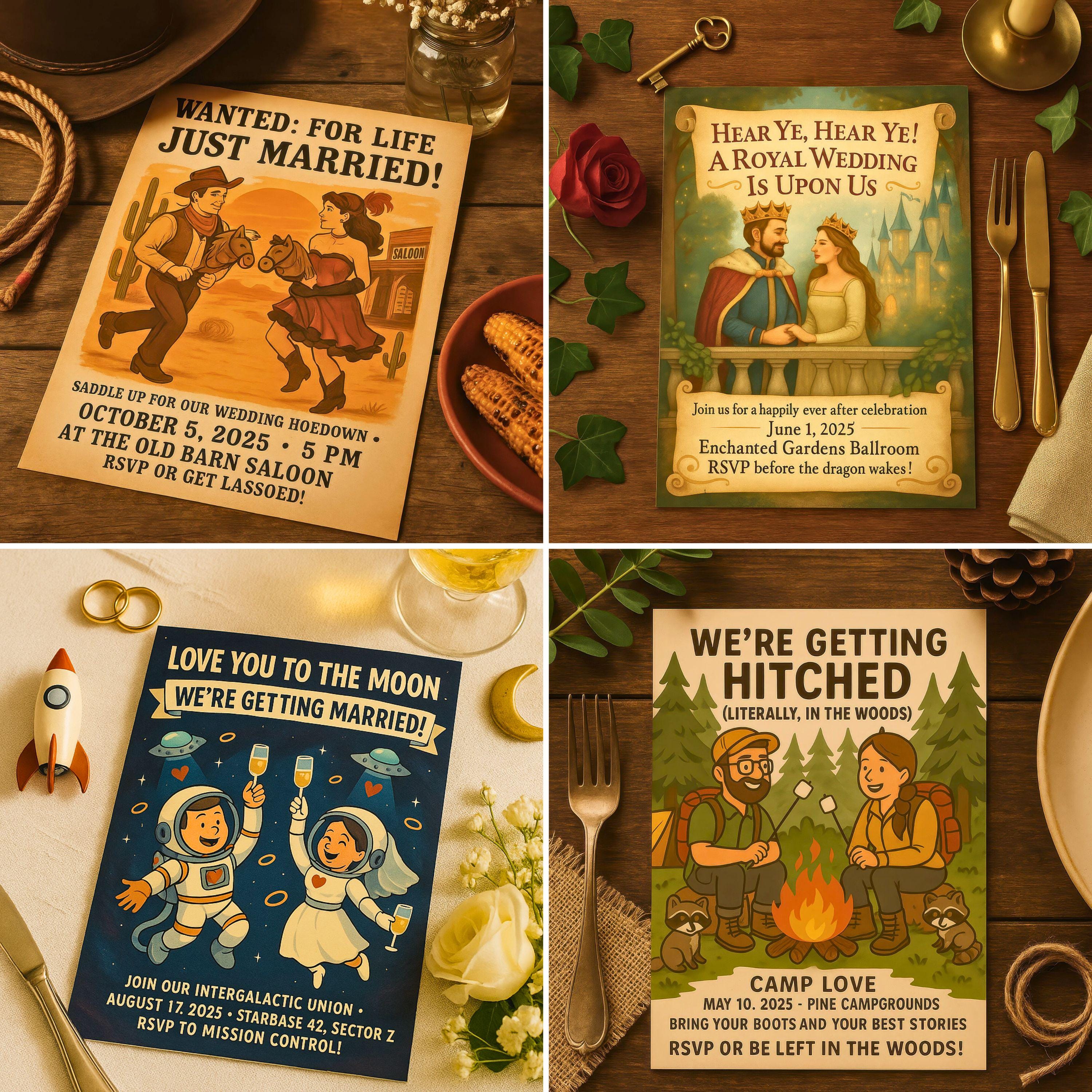 Custom Special Wedding Invitation Design