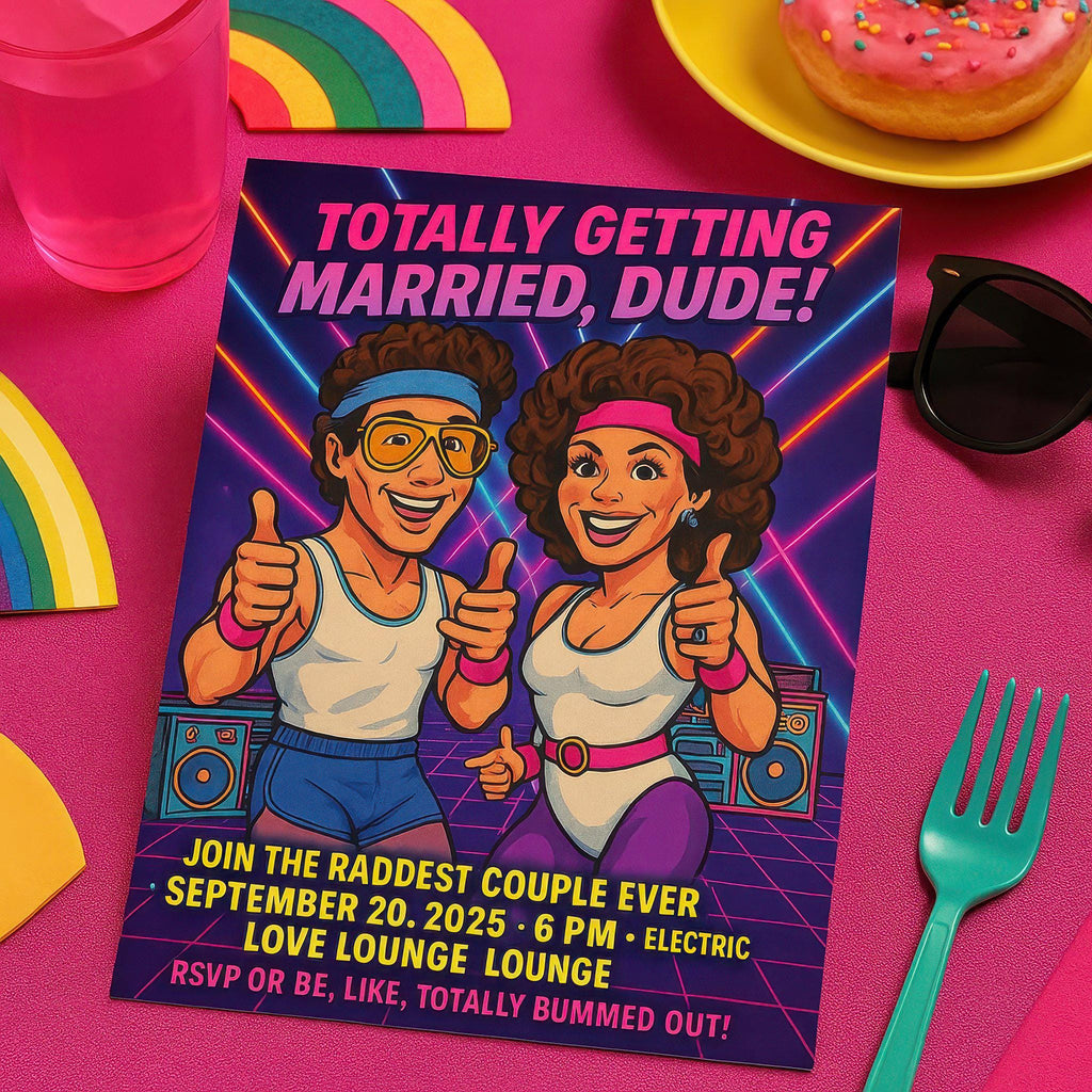 Custom Special Wedding Invitation Design